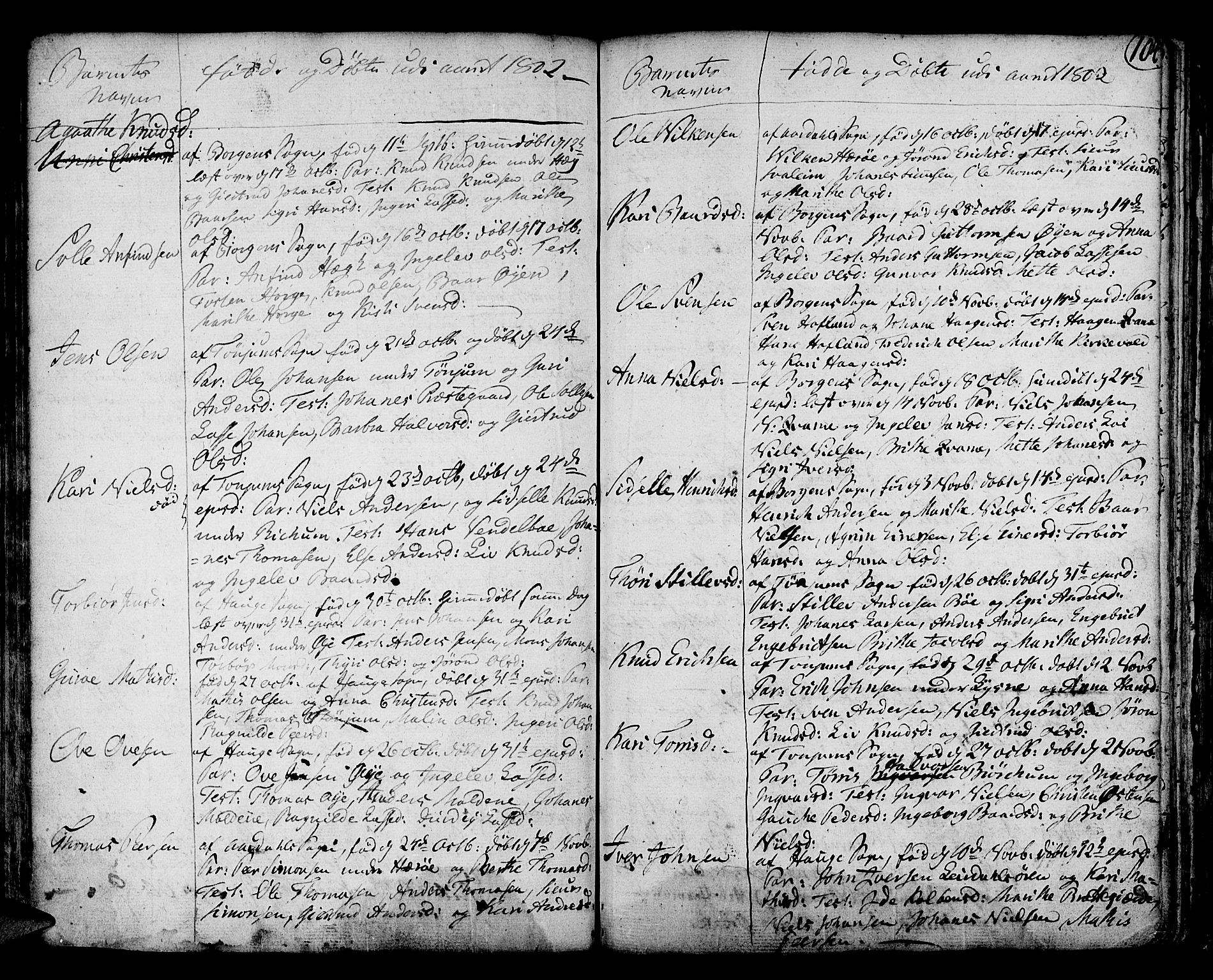 Lærdal sokneprestembete, AV/SAB-A-81201: Parish register (official) no. A 3, 1783-1804, p. 104