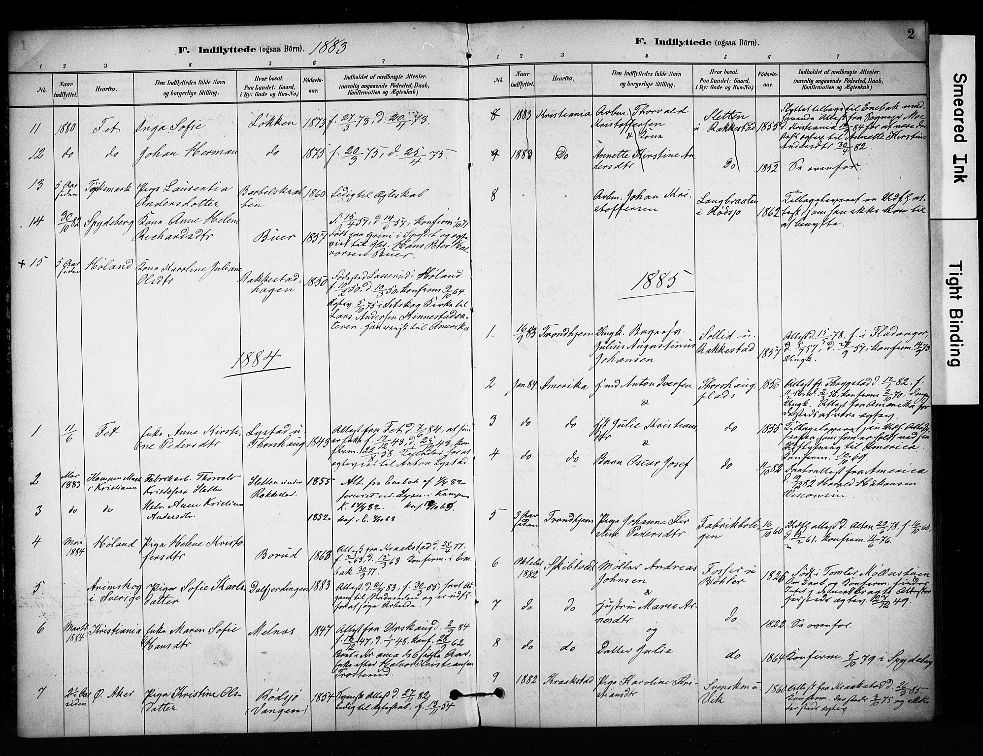 Enebakk prestekontor Kirkebøker, SAO/A-10171c/F/Fa/L0017: Parish register (official) no. I 17, 1881-1919, p. 2