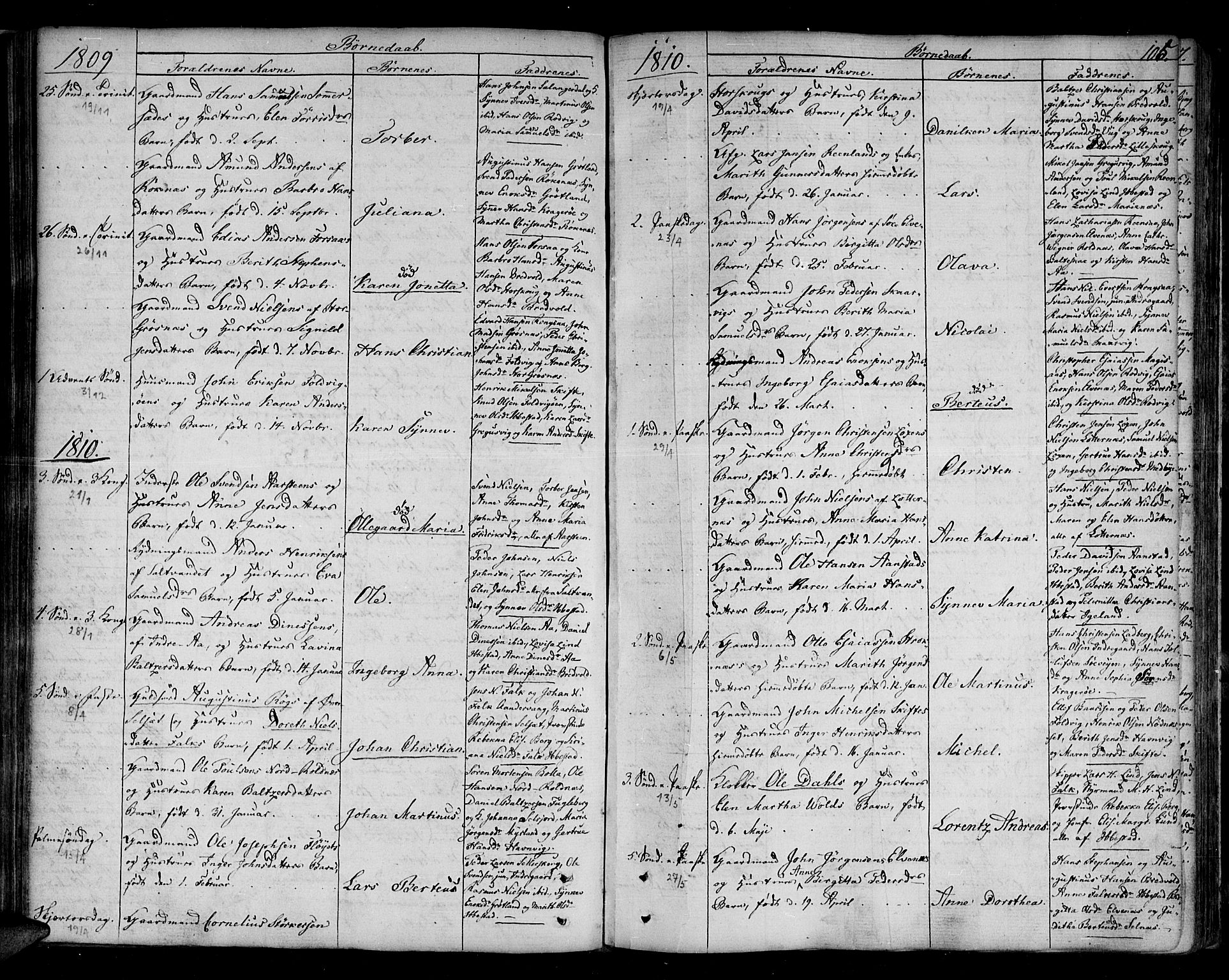 Ibestad sokneprestembete, SATØ/S-0077/H/Ha/Haa/L0004kirke: Parish register (official) no. 4, 1801-1824, p. 105