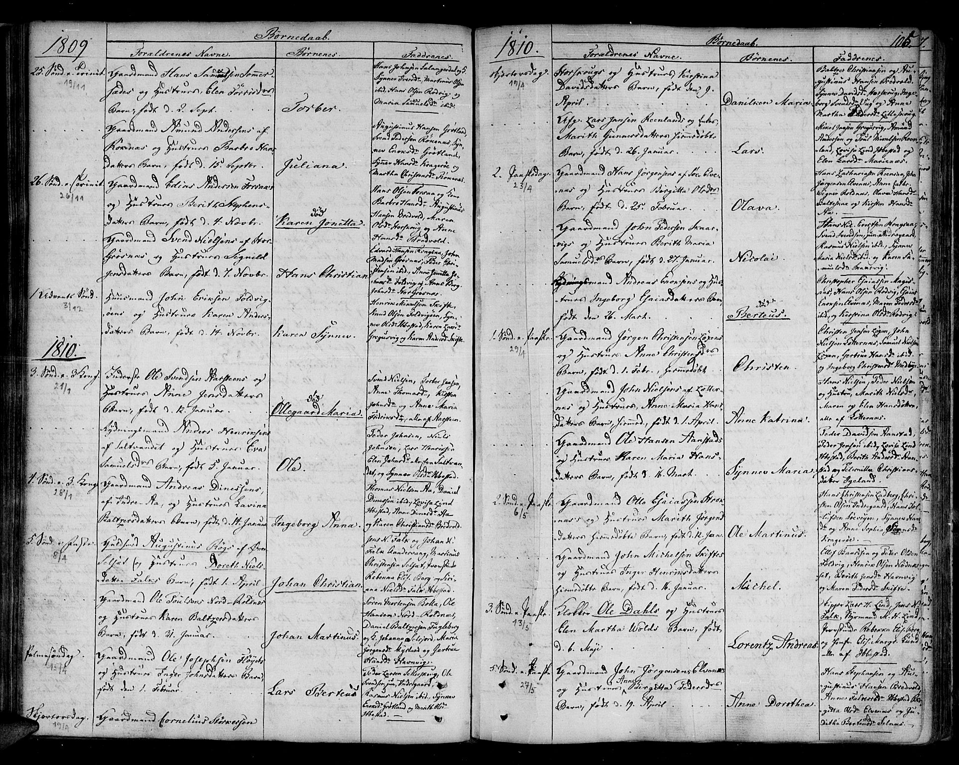 Ibestad sokneprestembete, AV/SATØ-S-0077/H/Ha/Haa/L0004kirke: Parish register (official) no. 4, 1801-1824, p. 105