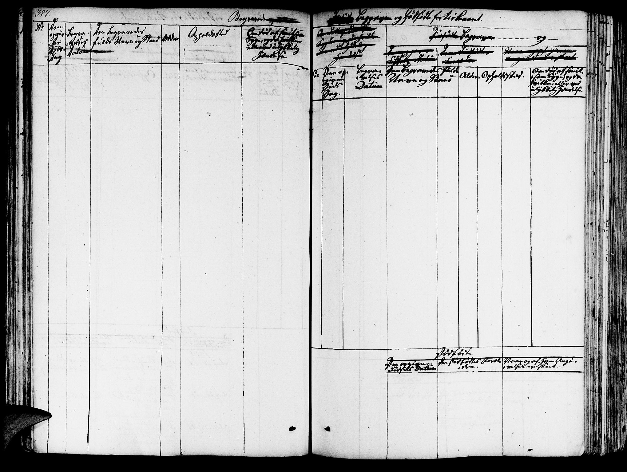 Haus sokneprestembete, AV/SAB-A-75601/H/Haa: Parish register (official) no. A 13, 1821-1827, p. 327