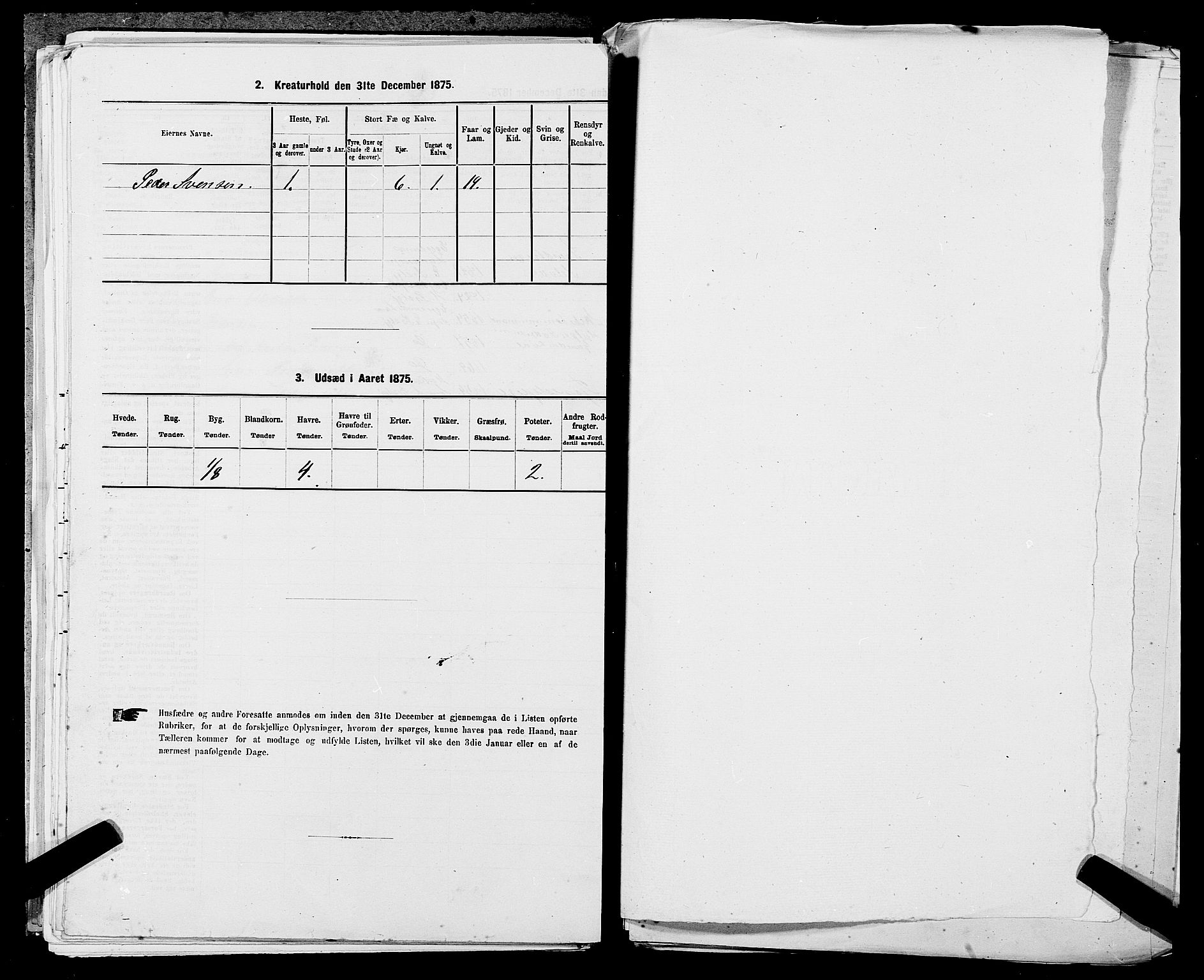 SAST, 1875 census for 1116L Eigersund/Eigersund og Ogna, 1875, p. 527