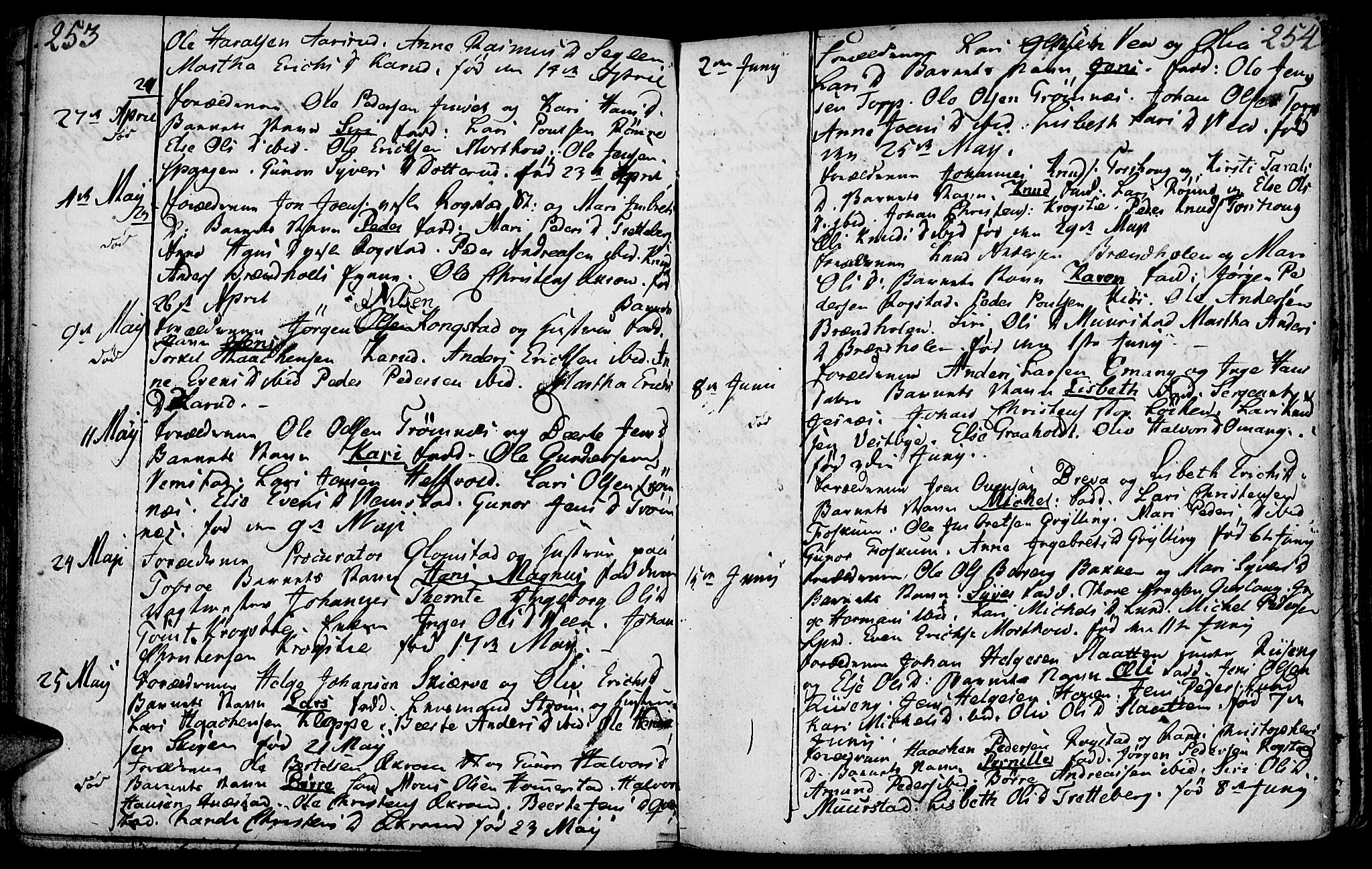 Løten prestekontor, AV/SAH-PREST-022/K/Ka/L0003: Parish register (official) no. 3, 1773-1800, p. 253-254