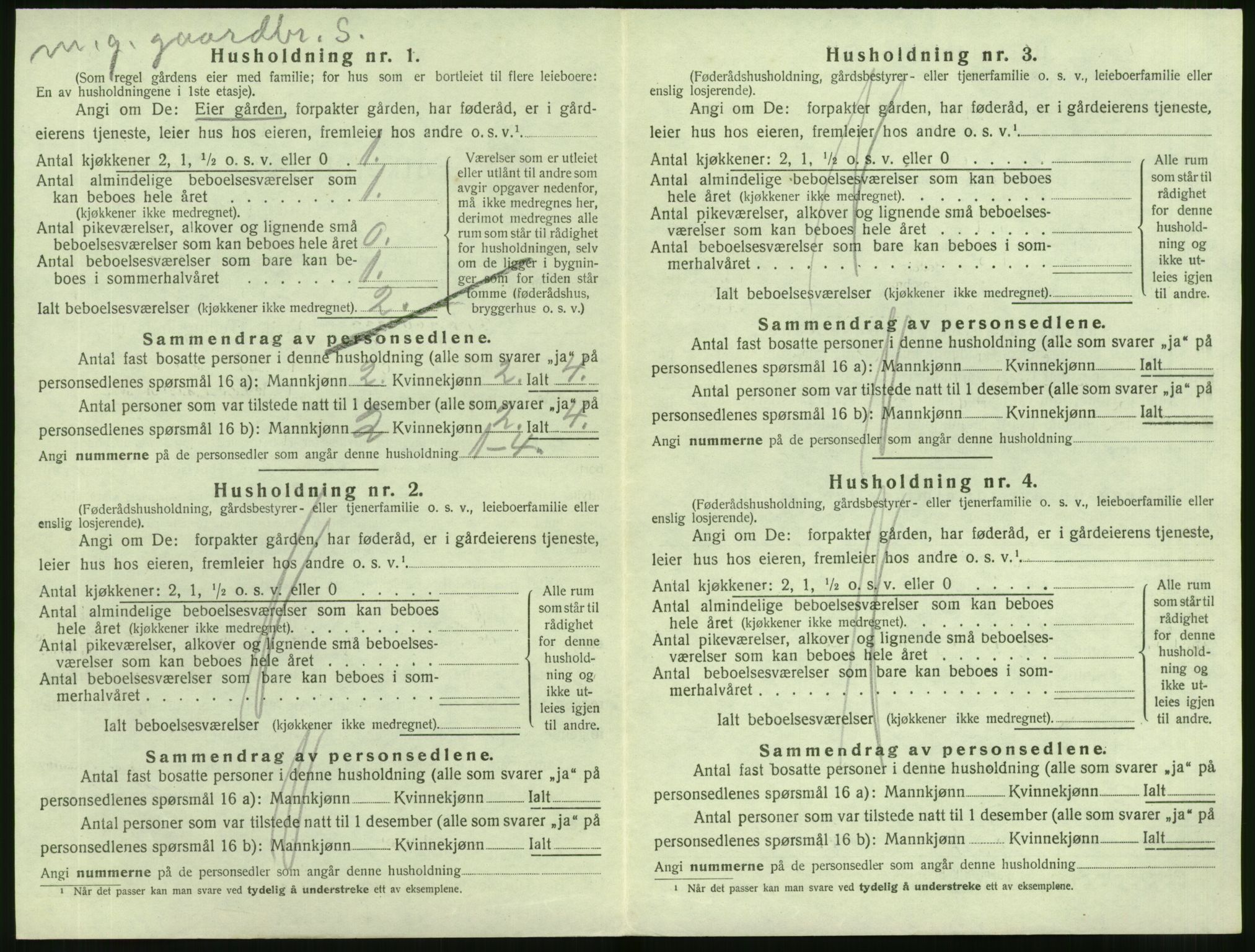 SAT, 1920 census for Vanylven, 1920, p. 82