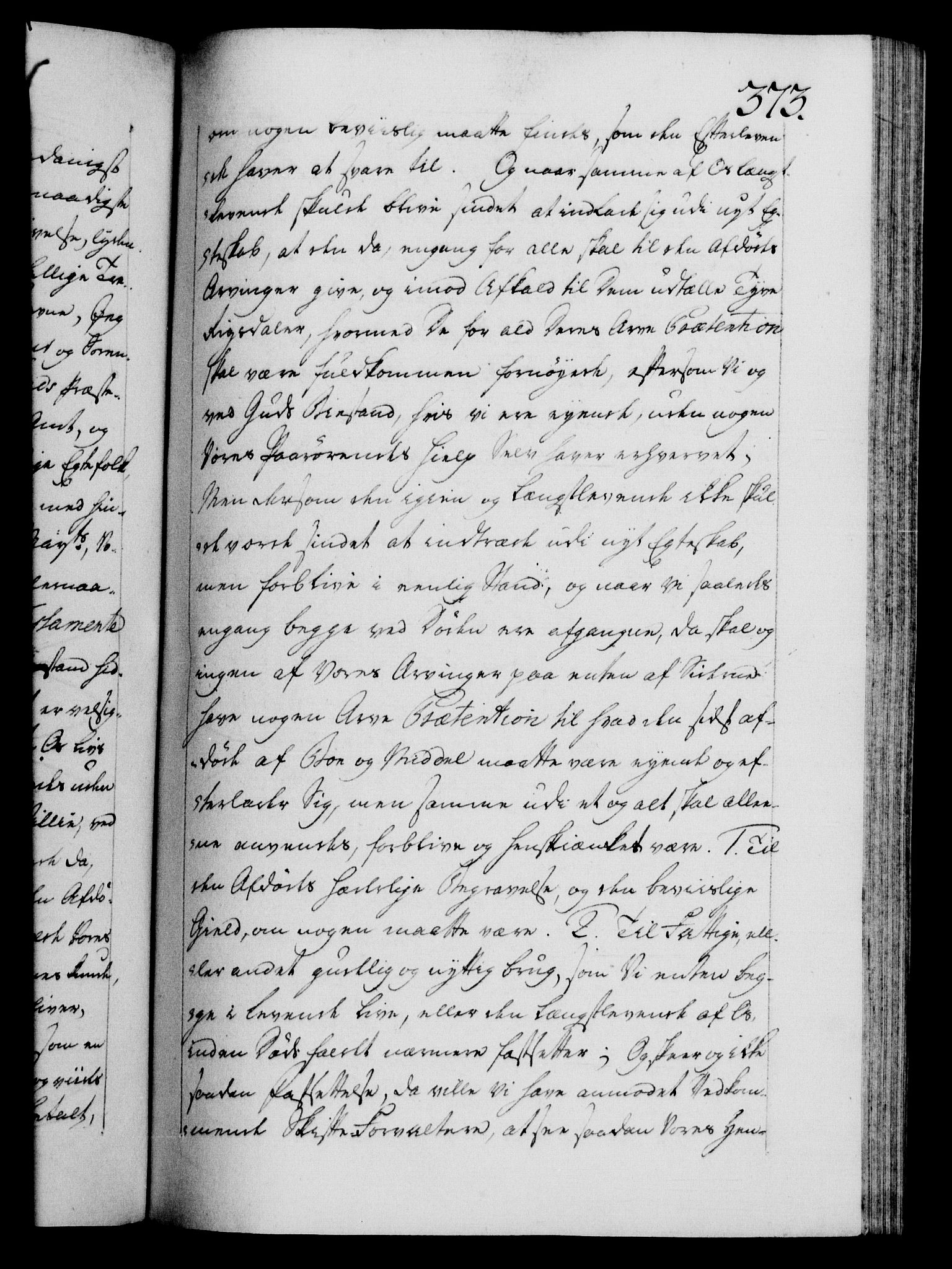 Danske Kanselli 1572-1799, AV/RA-EA-3023/F/Fc/Fca/Fcaa/L0042: Norske registre, 1763-1766, p. 373a