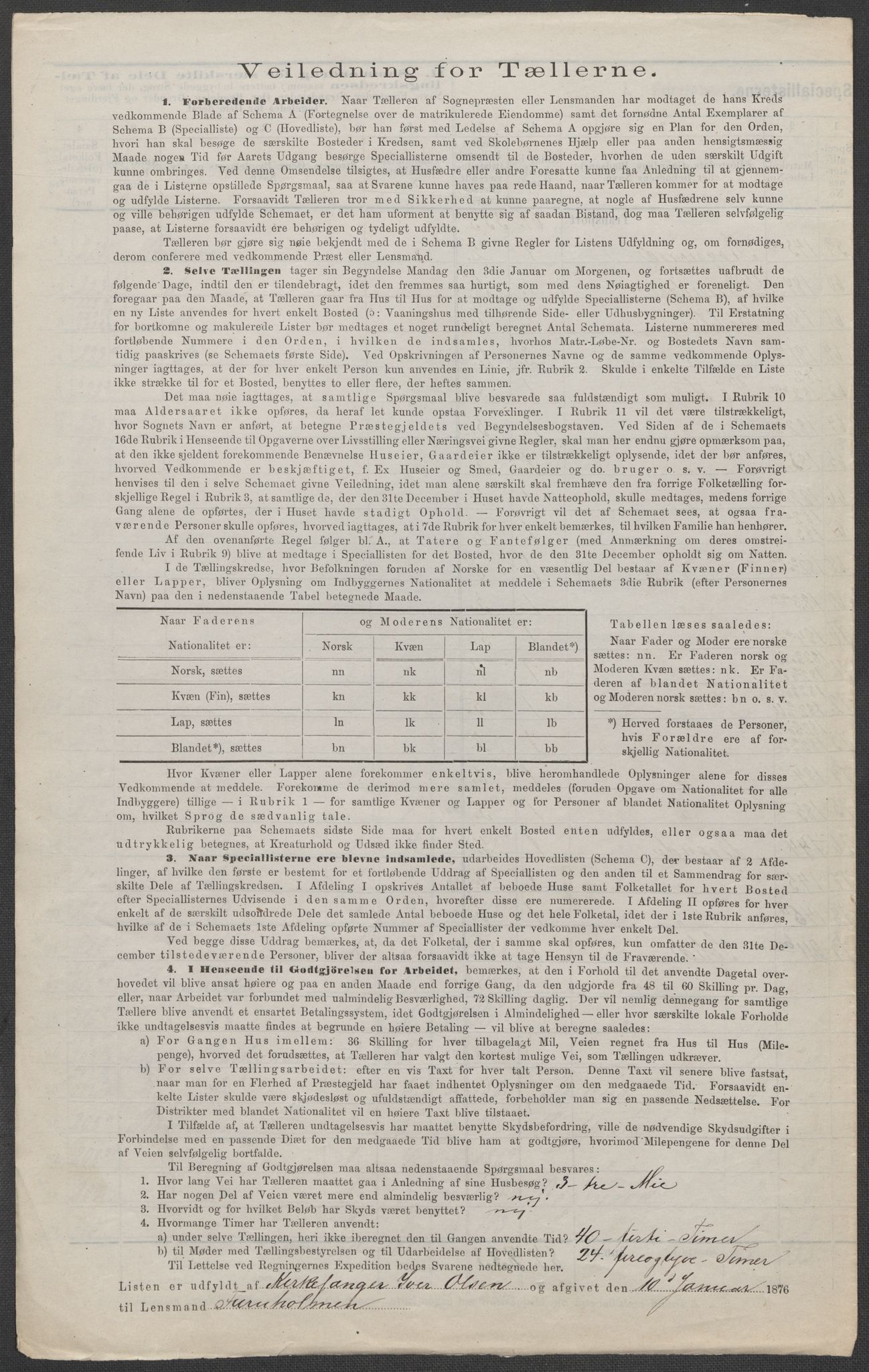 RA, 1875 census for 0114P Varteig, 1875, p. 3