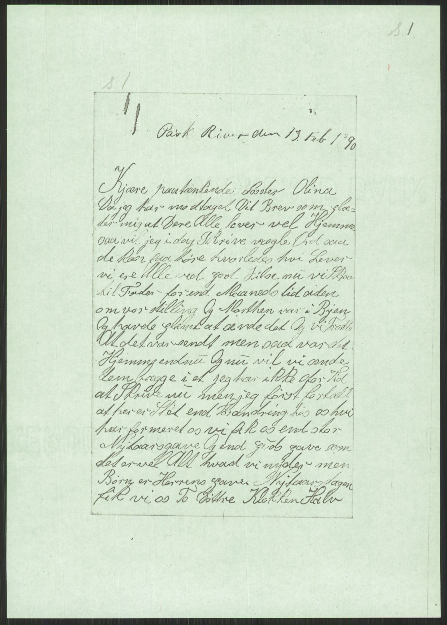 Samlinger til kildeutgivelse, Amerikabrevene, RA/EA-4057/F/L0030: Innlån fra Rogaland: Vatnaland - Øverland, 1838-1914, p. 243