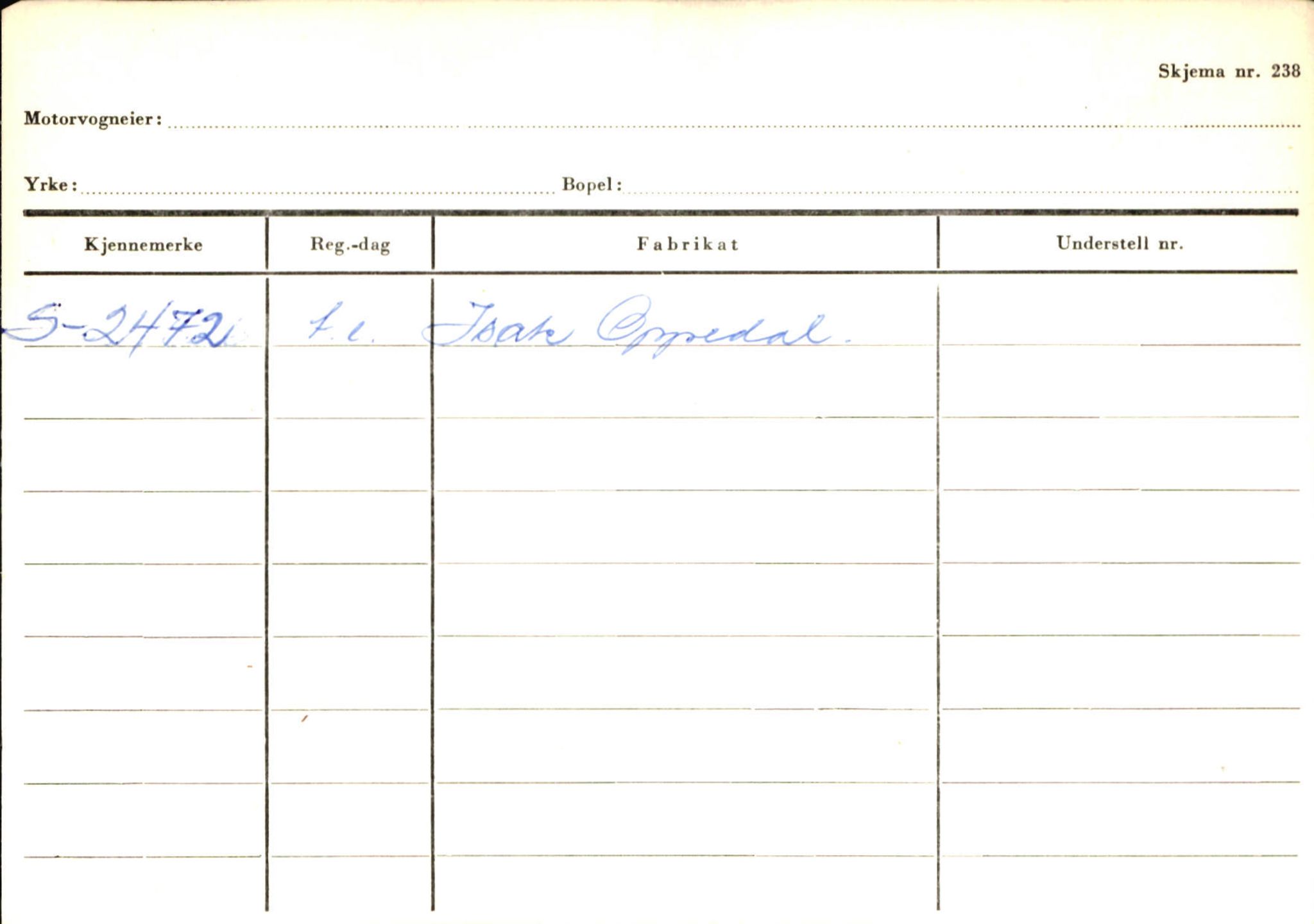 Statens vegvesen, Sogn og Fjordane vegkontor, AV/SAB-A-5301/4/F/L0144: Registerkort Vågsøy A-R, 1945-1975, p. 379