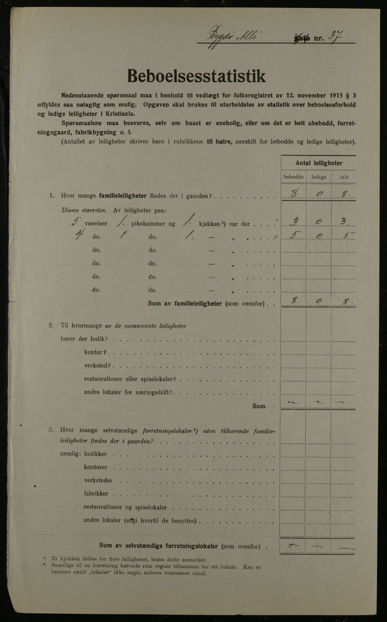 OBA, Municipal Census 1923 for Kristiania, 1923, p. 11677