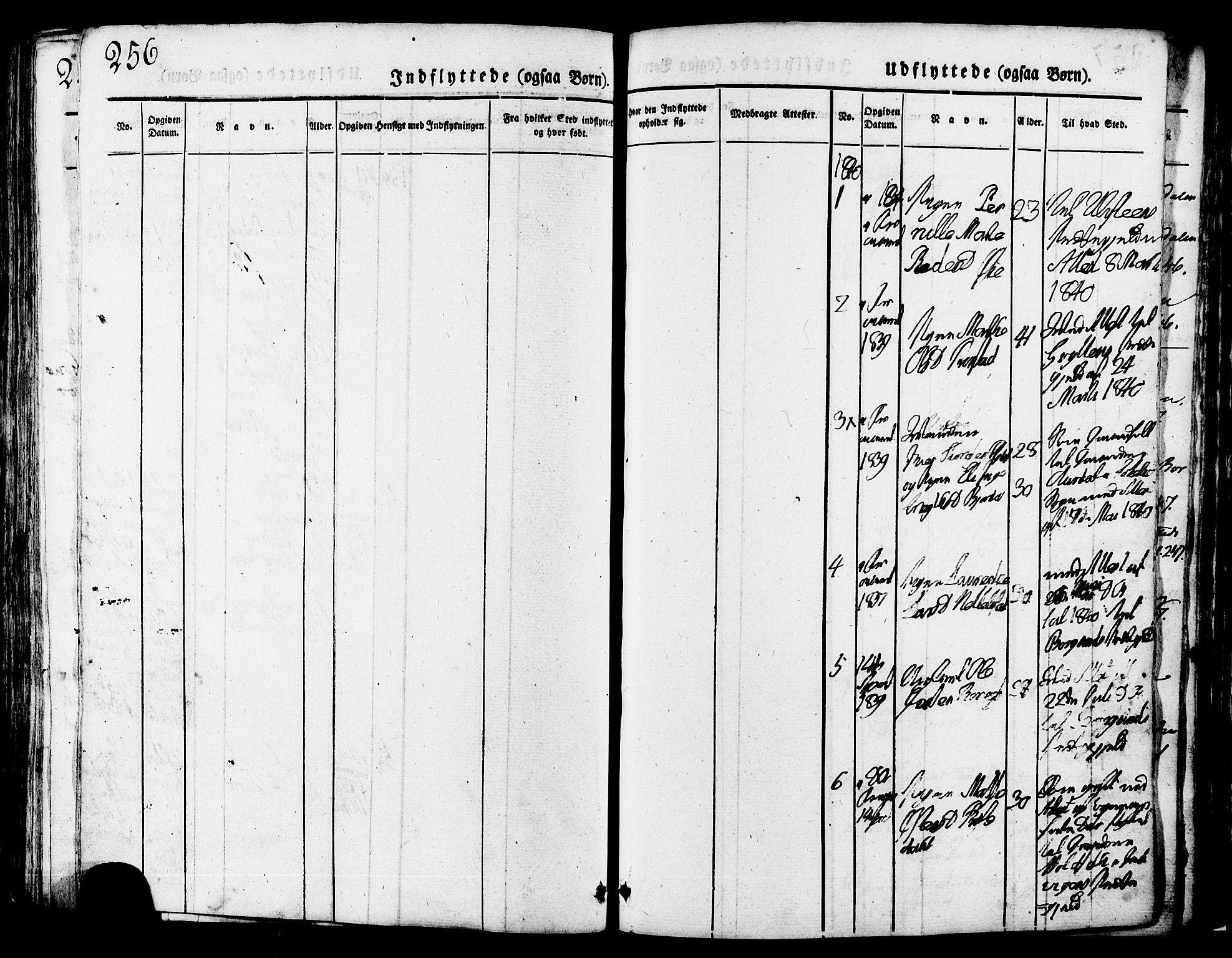 Ministerialprotokoller, klokkerbøker og fødselsregistre - Møre og Romsdal, SAT/A-1454/517/L0221: Parish register (official) no. 517A01, 1827-1858, p. 256