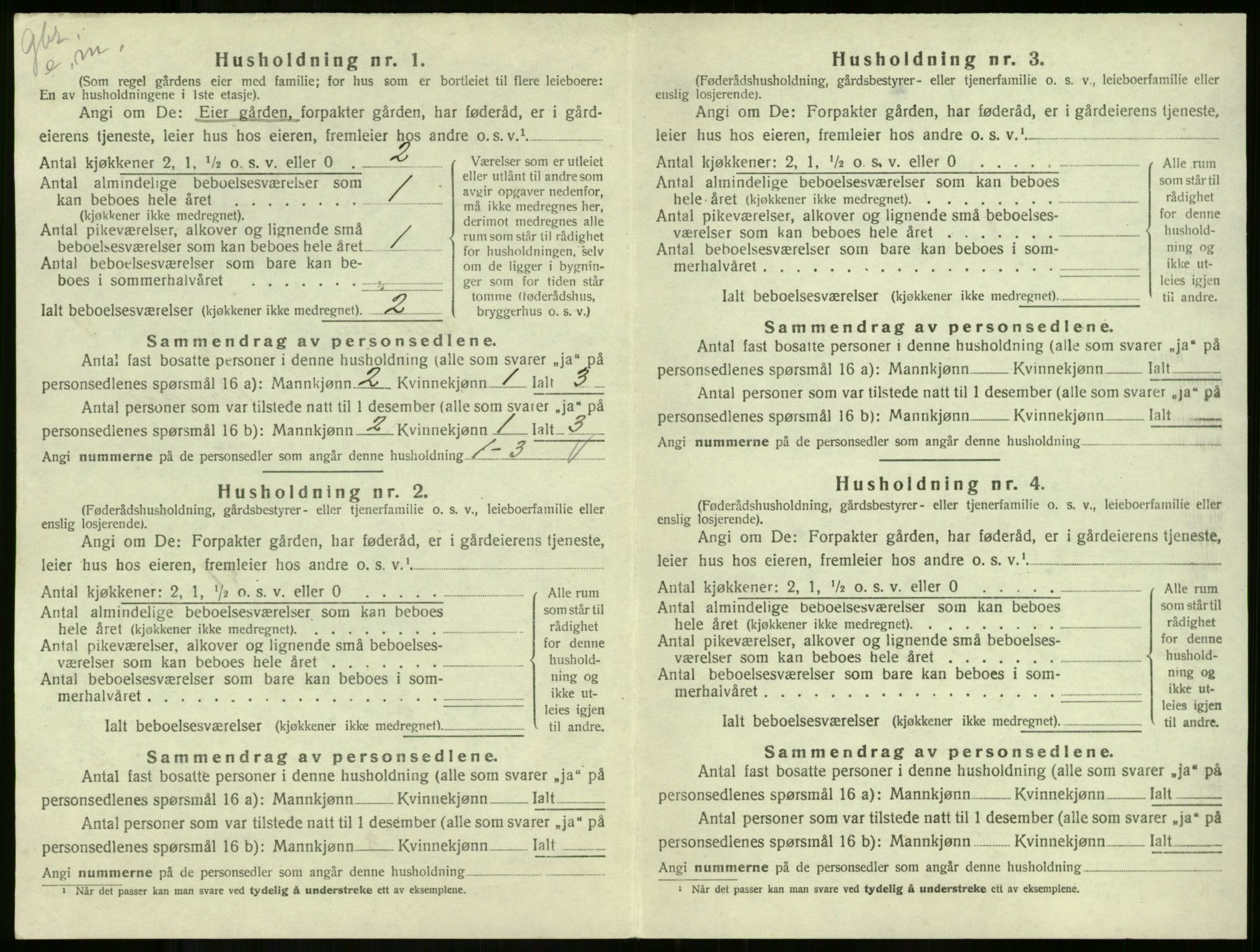 SAKO, 1920 census for Andebu, 1920, p. 536