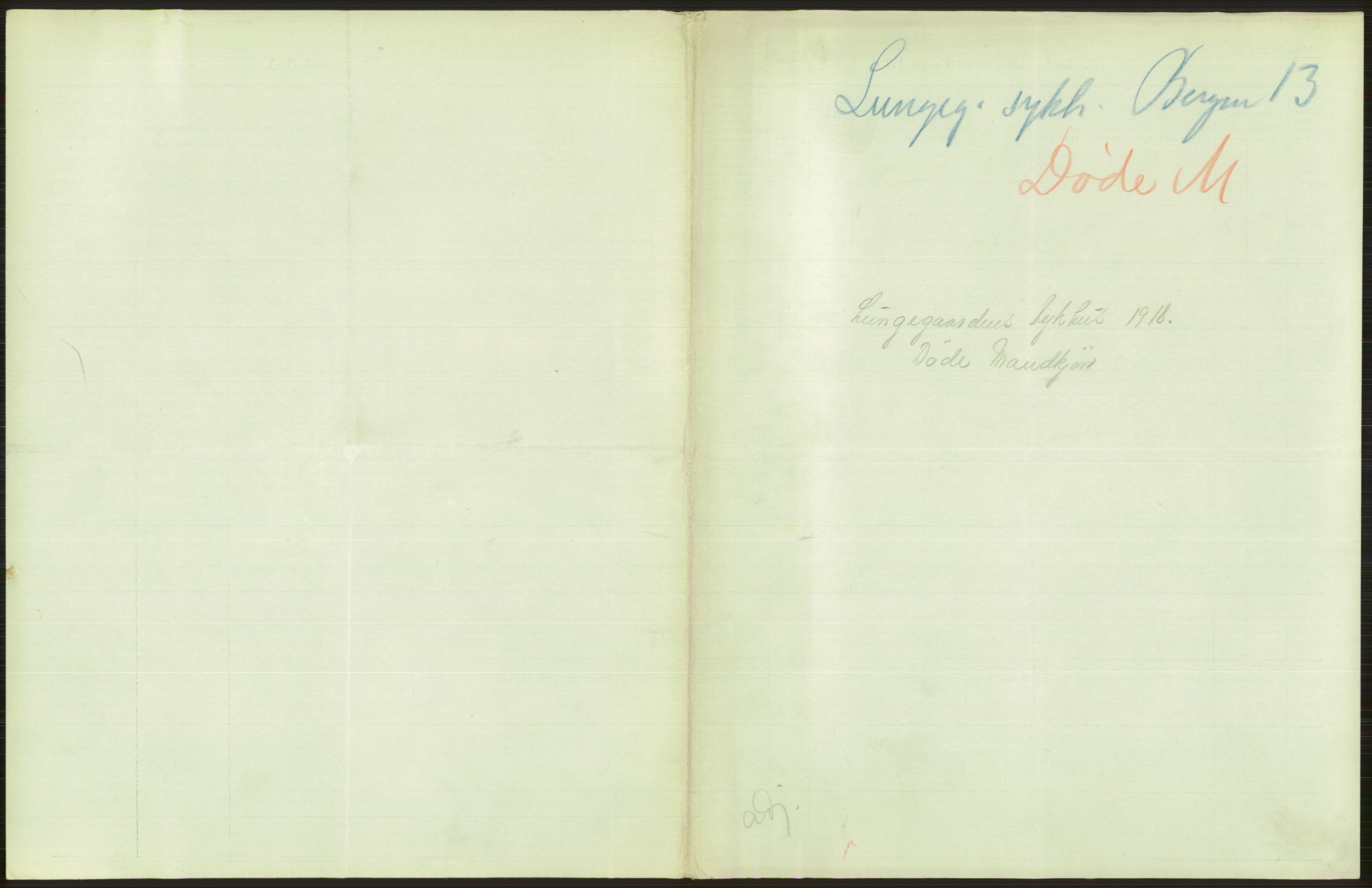 Statistisk sentralbyrå, Sosiodemografiske emner, Befolkning, AV/RA-S-2228/D/Df/Dfb/Dfbh/L0039: Bergen: Døde., 1918, p. 165