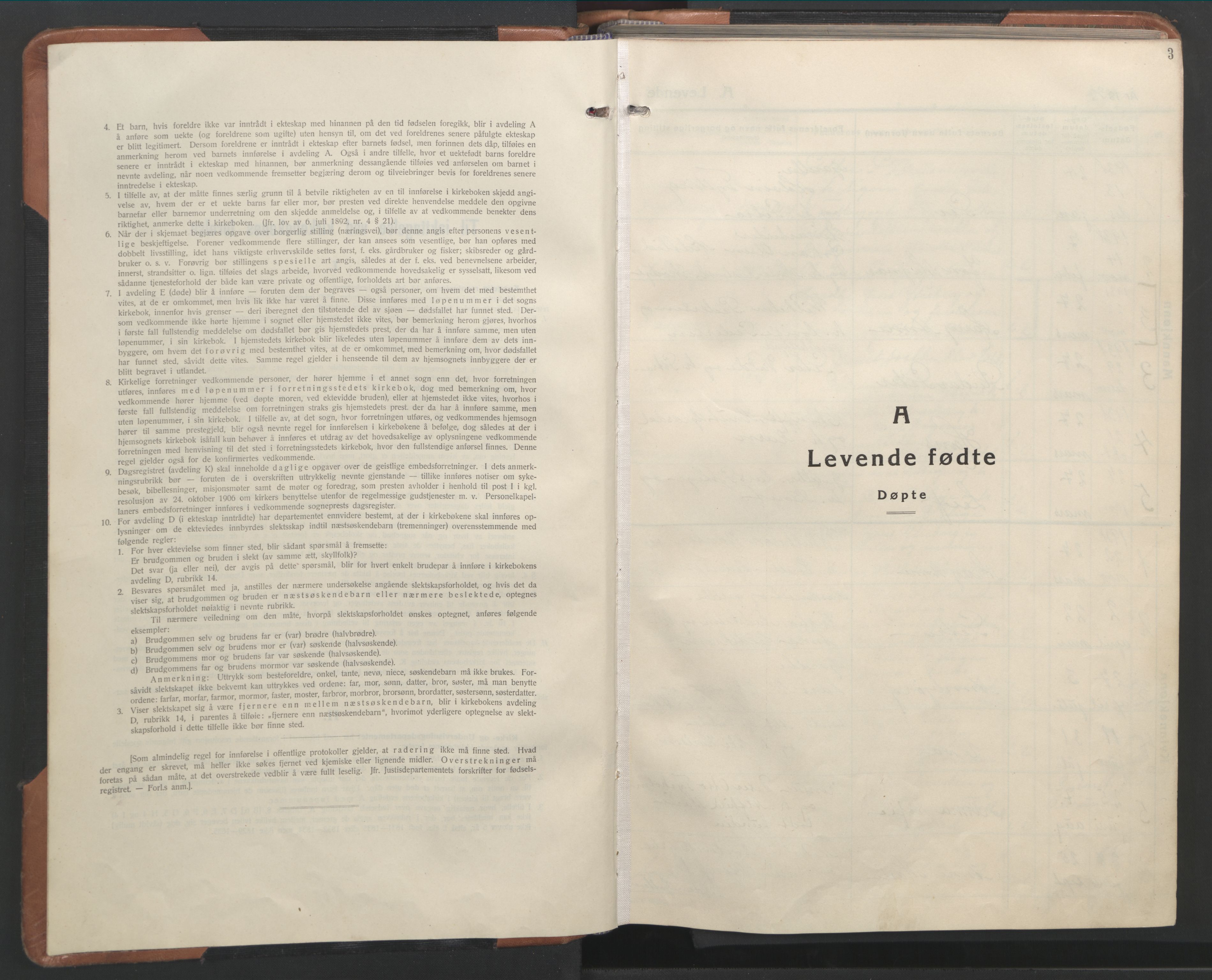 Ministerialprotokoller, klokkerbøker og fødselsregistre - Møre og Romsdal, AV/SAT-A-1454/524/L0367: Parish register (copy) no. 524C08, 1932-1951, p. 3