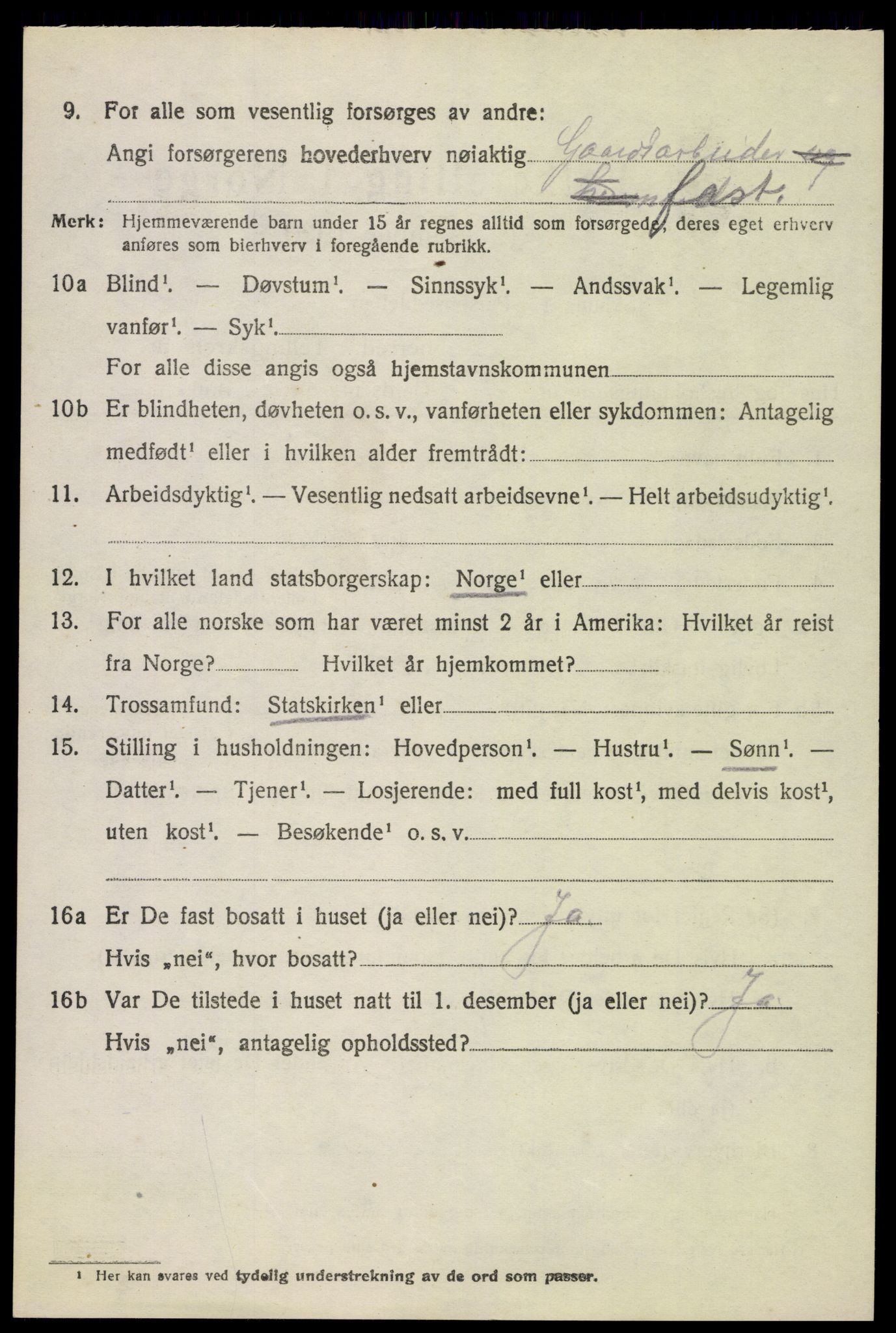 SAH, 1920 census for Østre Toten, 1920, p. 20351
