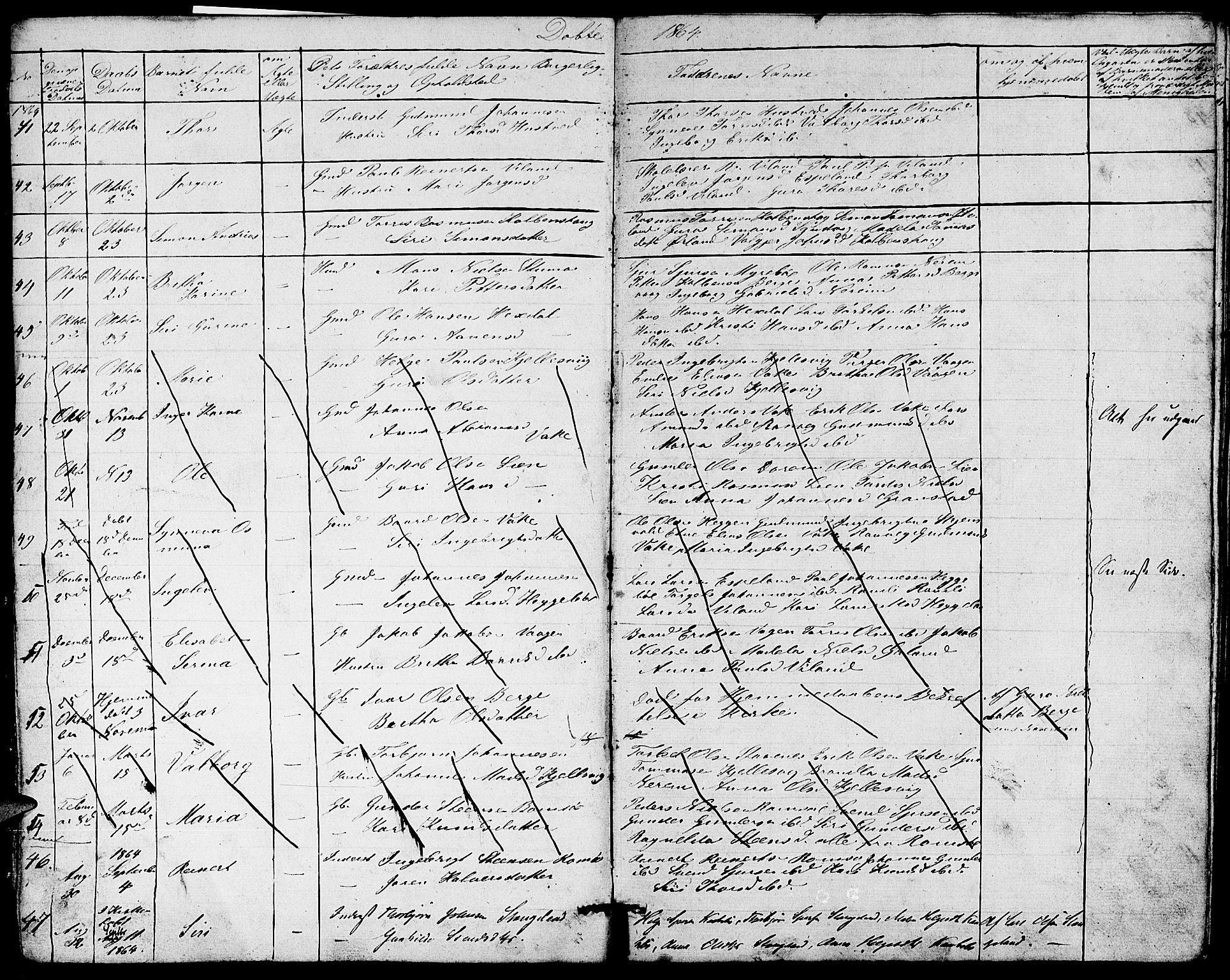 Ølen Sokneprestembete, AV/SAB-A-79201/H/Hab: Parish register (copy) no. A 2, 1863-1875, p. 6