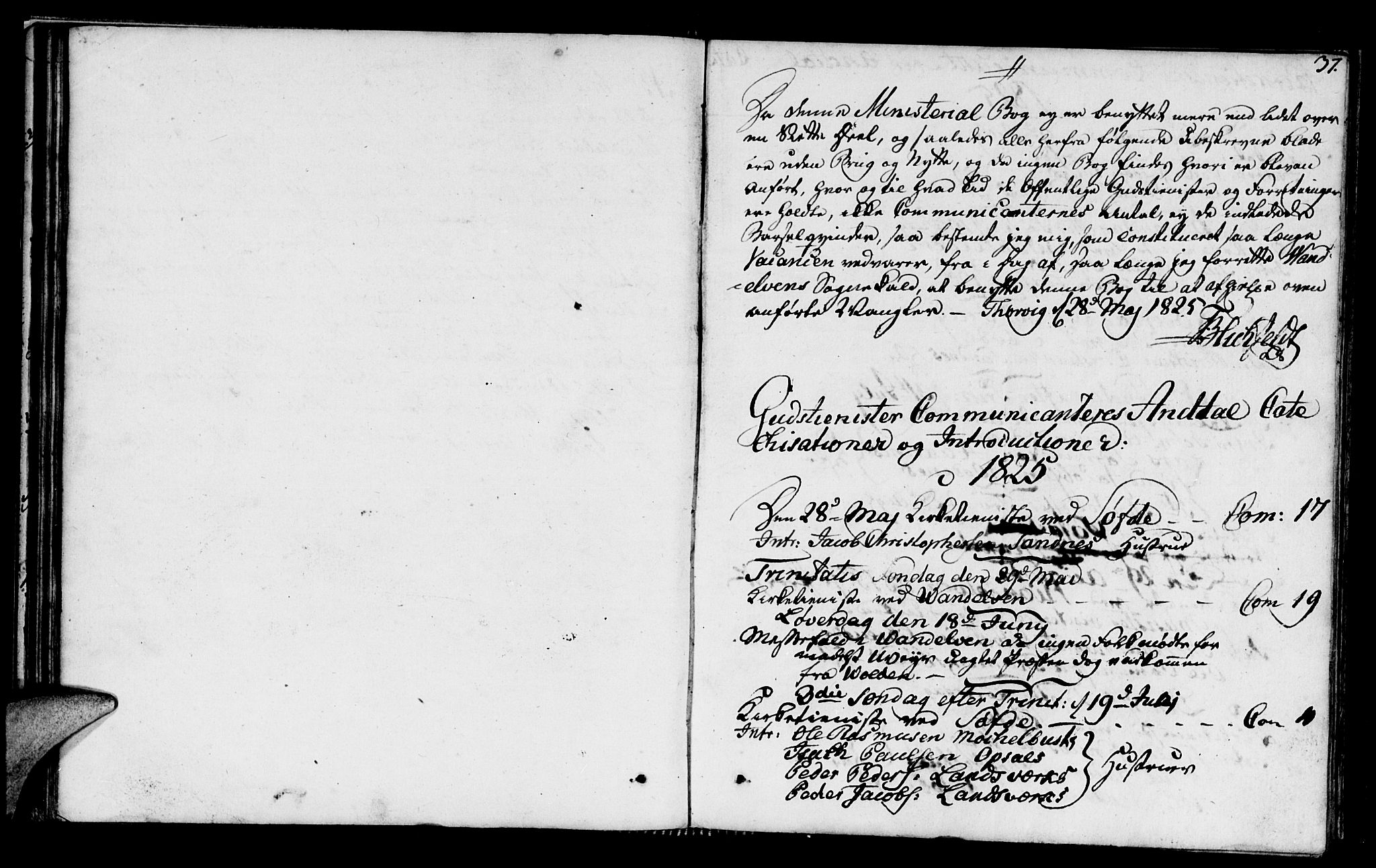 Ministerialprotokoller, klokkerbøker og fødselsregistre - Møre og Romsdal, SAT/A-1454/501/L0003: Parish register (official) no. 501A03, 1803-1816, p. 37