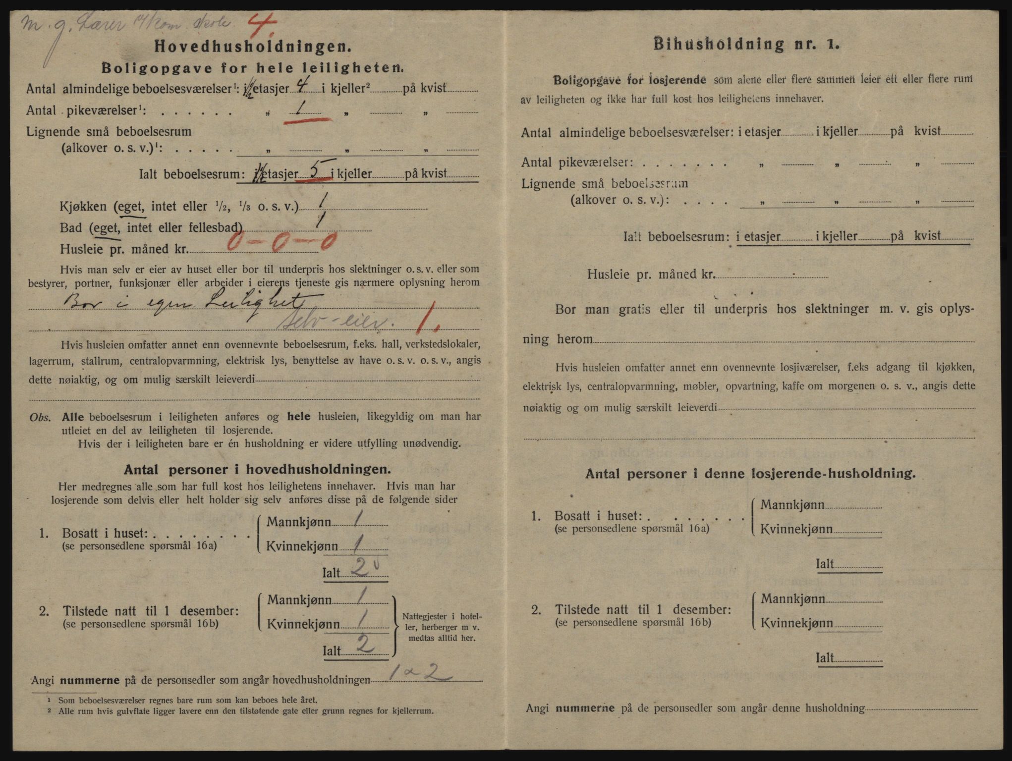 SAO, 1920 census for Drøbak, 1920, p. 1280