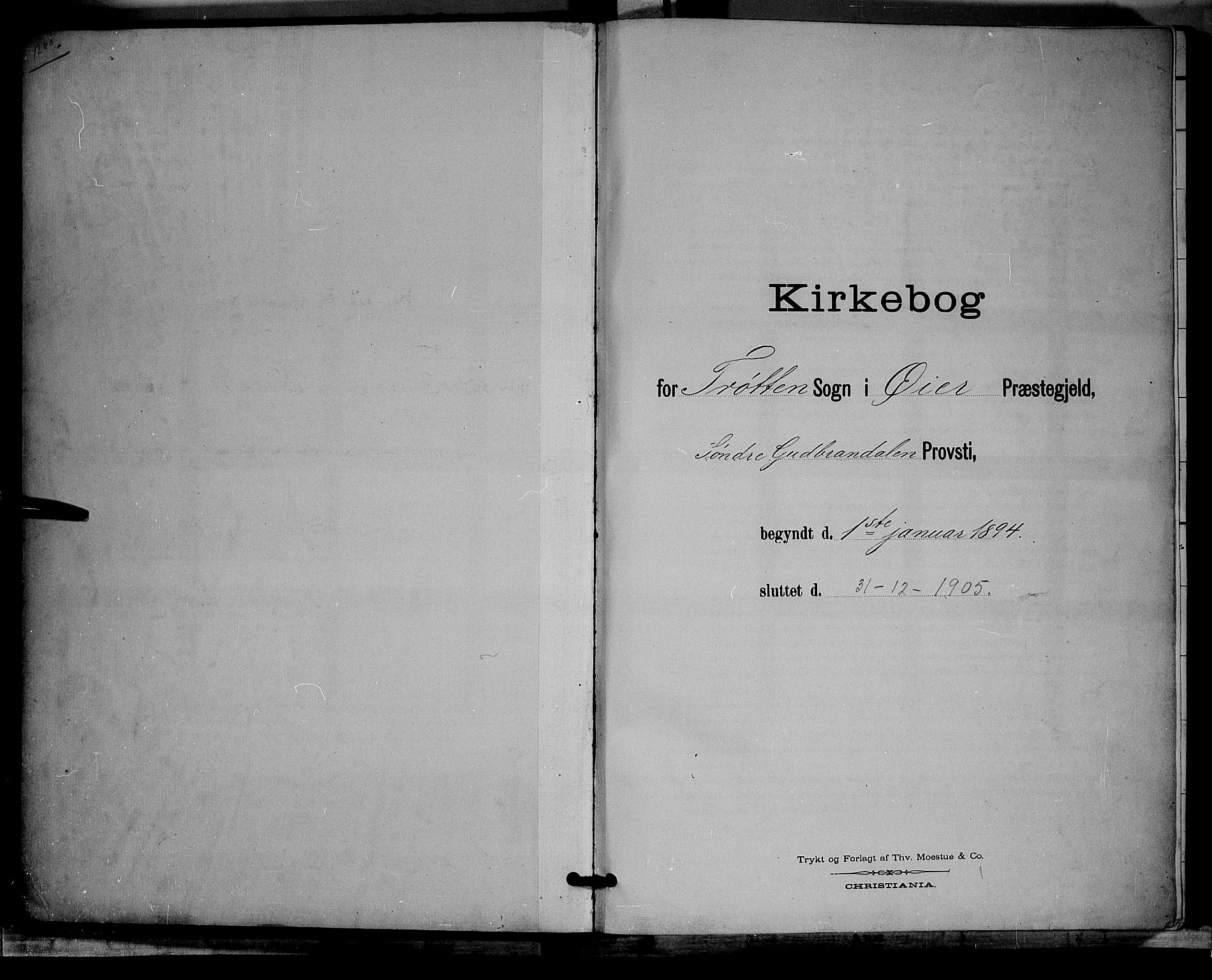 Øyer prestekontor, AV/SAH-PREST-084/H/Ha/Hab/L0004: Parish register (copy) no. 4, 1894-1905