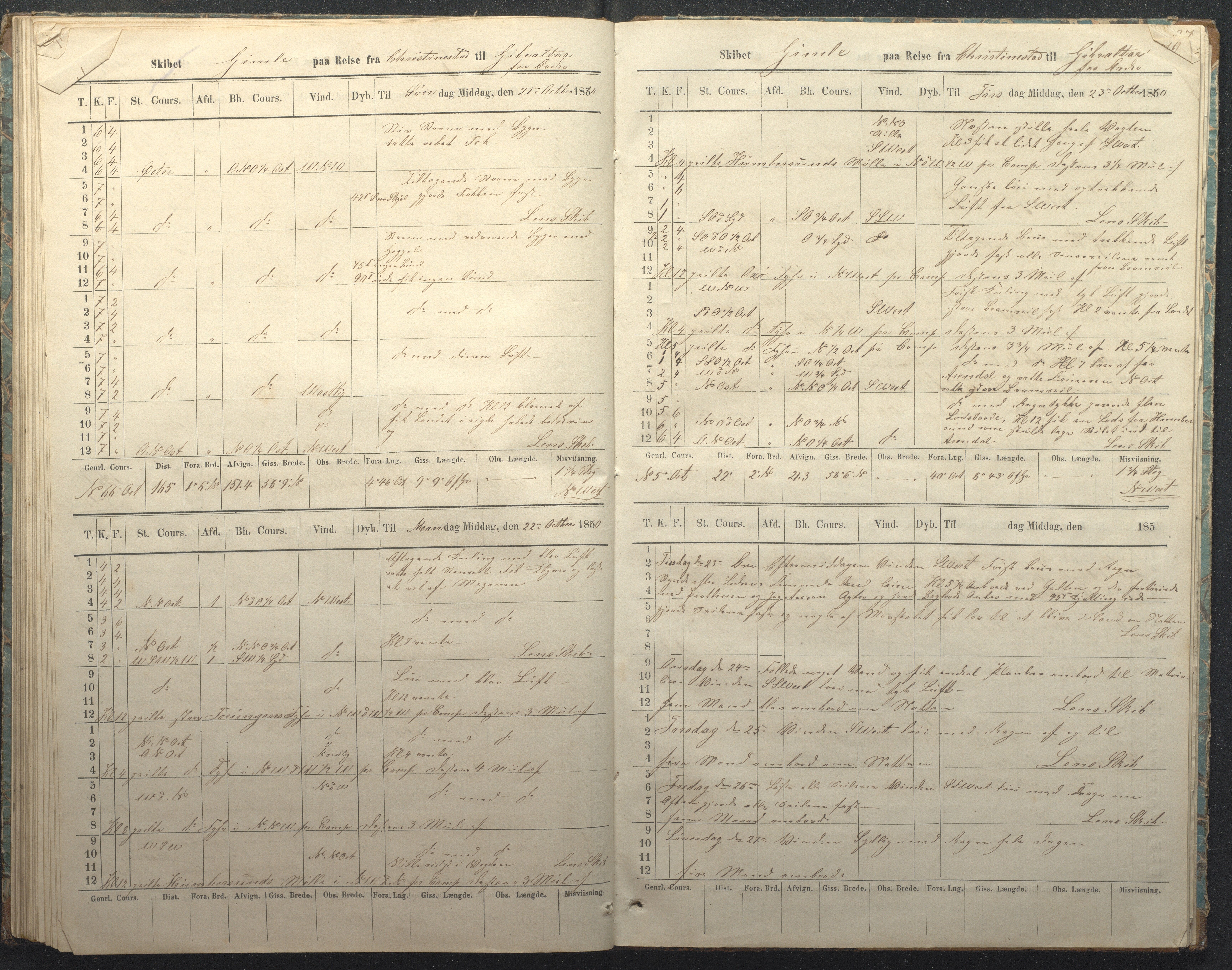 Fartøysarkivet, AAKS/PA-1934/F/L0146: Gimle (bark), 1847-1889, p. 78