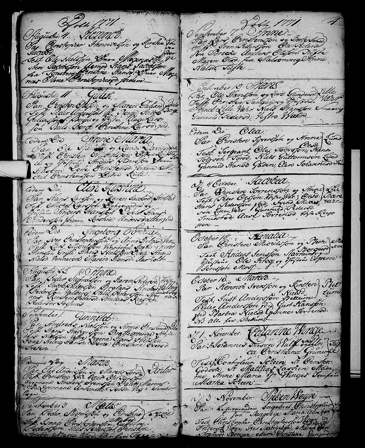 Stokke kirkebøker, SAKO/A-320/F/Fa/L0003: Parish register (official) no. I 3, 1771-1803, p. 4