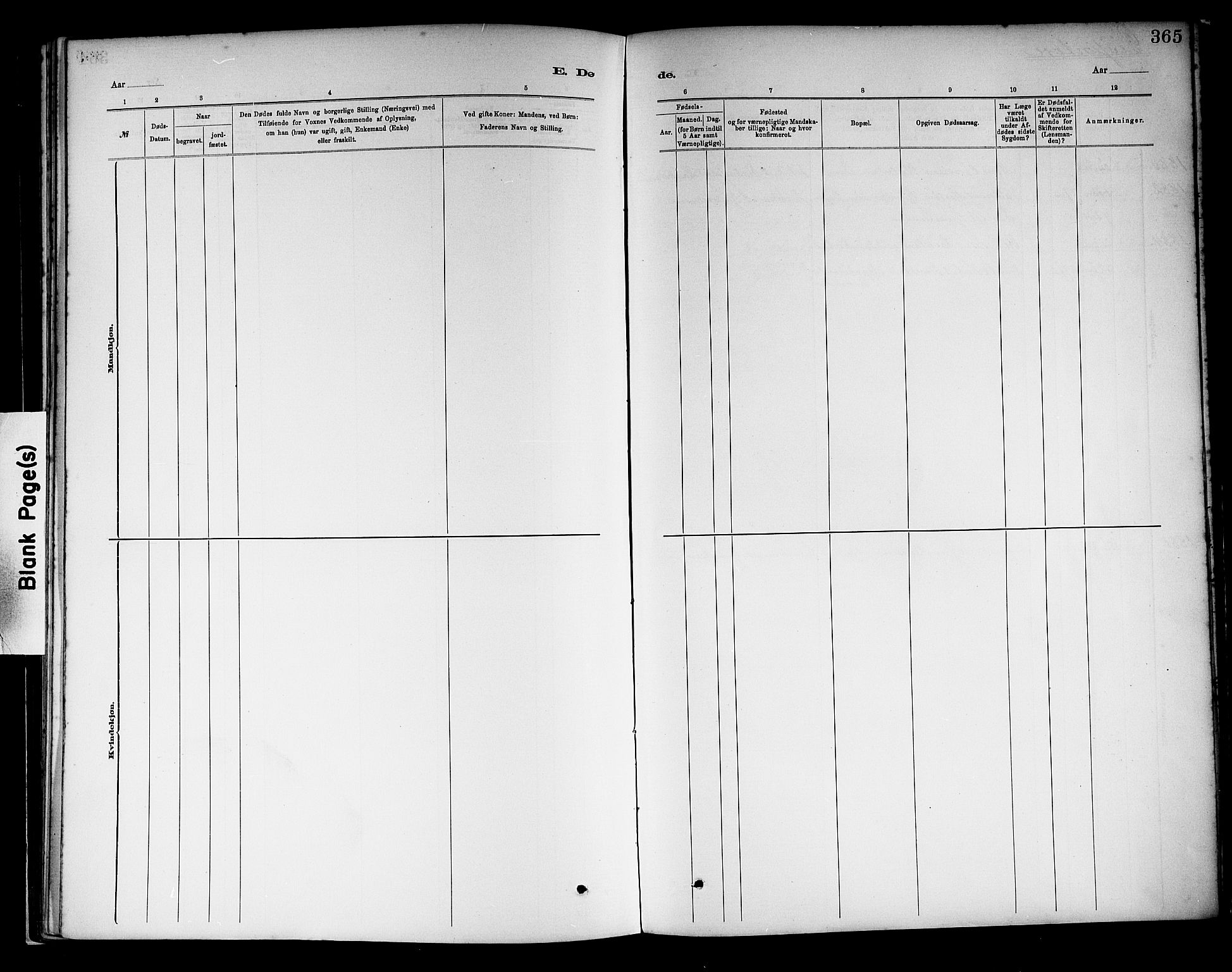 Haus sokneprestembete, AV/SAB-A-75601/H/Haa: Parish register (official) no. A 19II, 1878-1886, p. 365