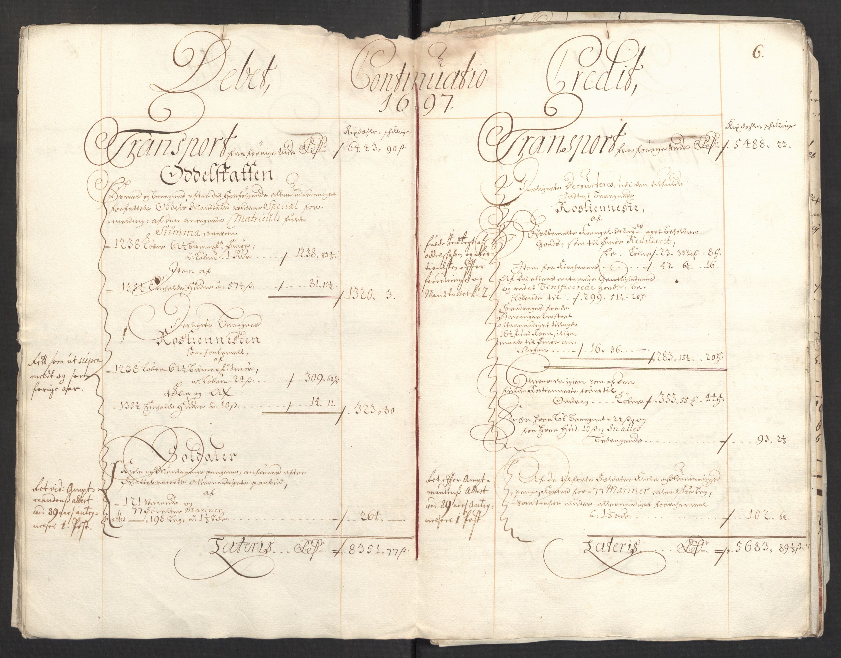 Rentekammeret inntil 1814, Reviderte regnskaper, Fogderegnskap, AV/RA-EA-4092/R46/L2729: Fogderegnskap Jæren og Dalane, 1697-1698, p. 9