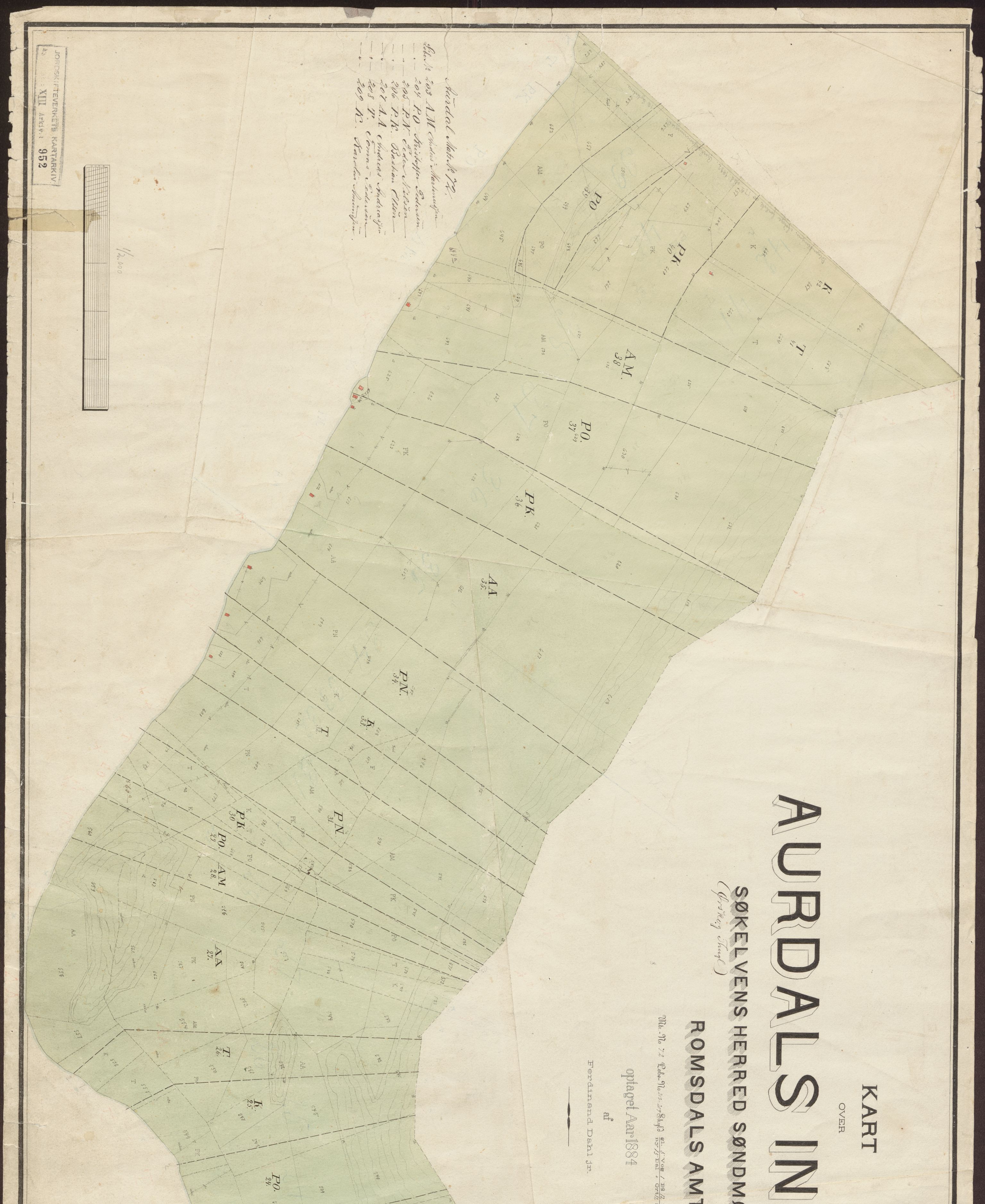 Jordskifteverkets kartarkiv, AV/RA-S-3929/T, 1859-1988, p. 1141