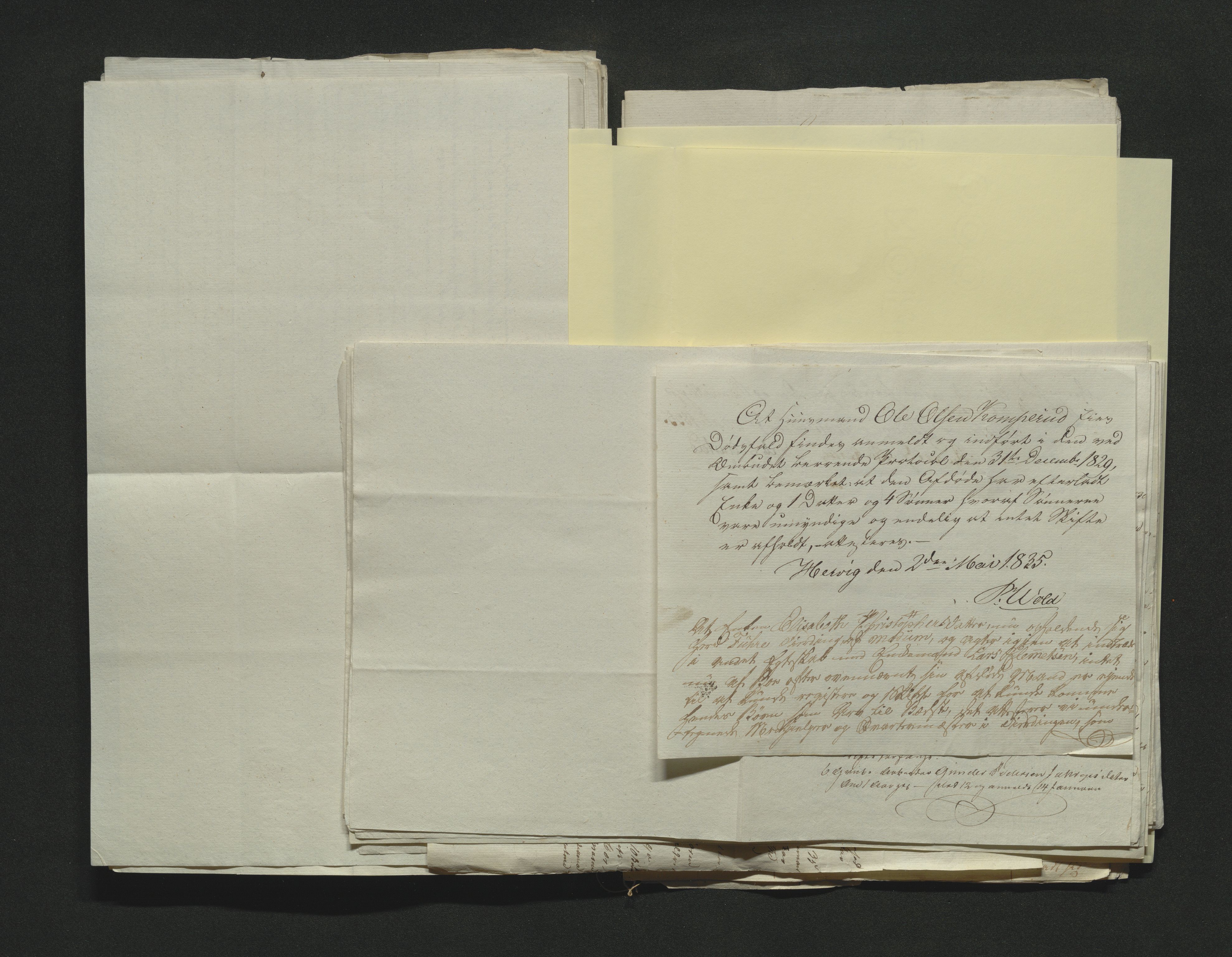 Eiker, Modum og Sigdal sorenskriveri, AV/SAKO-A-123/H/Ha/Hab/L0003: Dødsfallsmeldinger, 1830-1833
