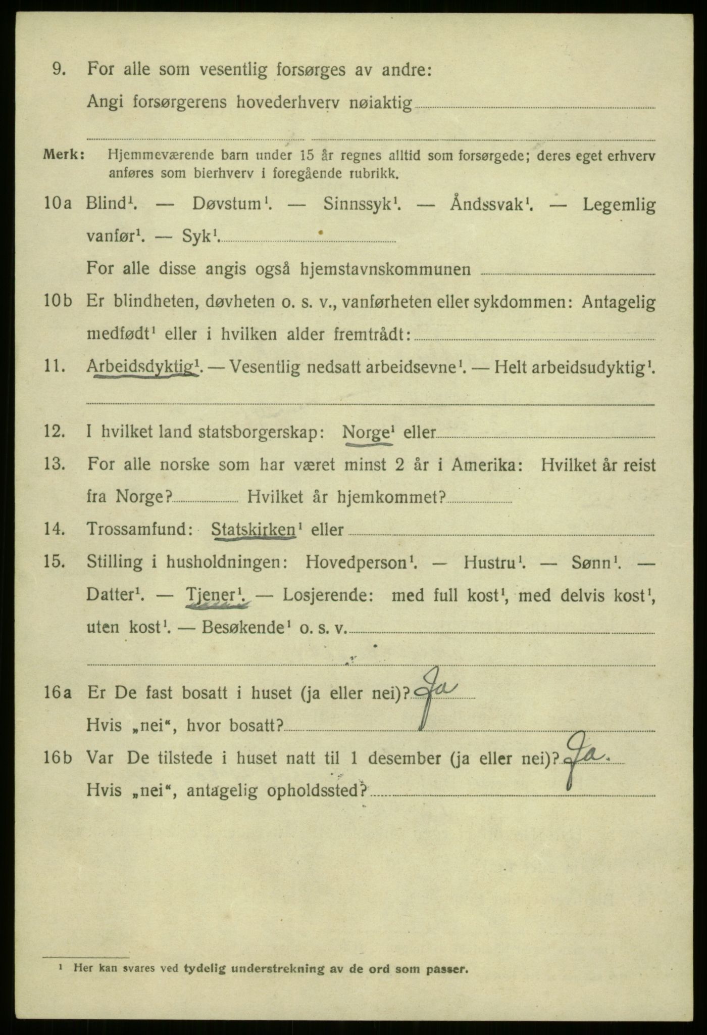 SAB, 1920 census for Bergen, 1920, p. 183729