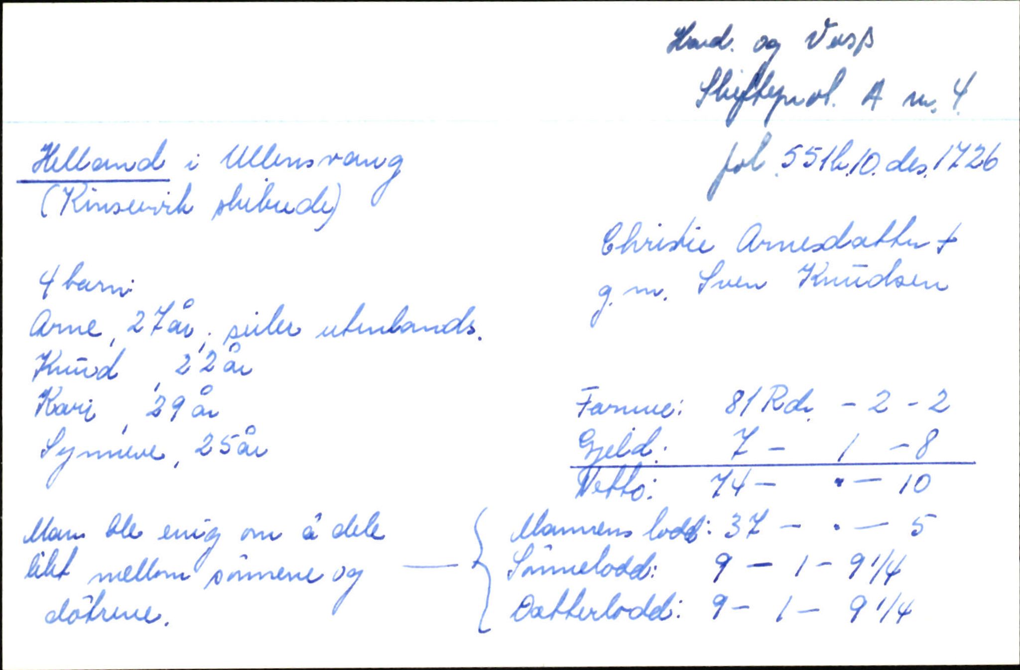 Skiftekort ved Statsarkivet i Bergen, SAB/SKIFTEKORT/002/L0002: Skifteprotokoll nr. 4-5, 1720-1747, p. 224