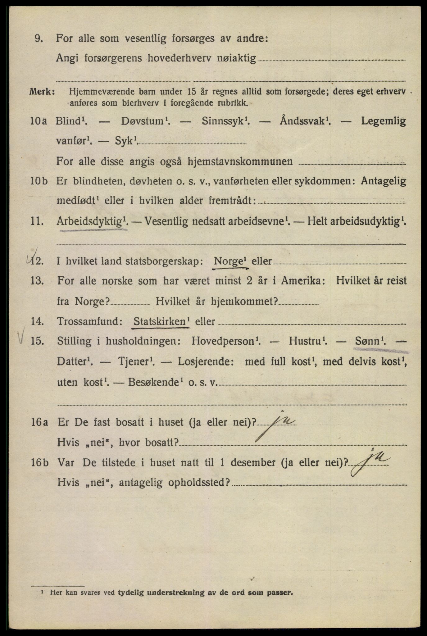 SAO, 1920 census for Kristiania, 1920, p. 562098