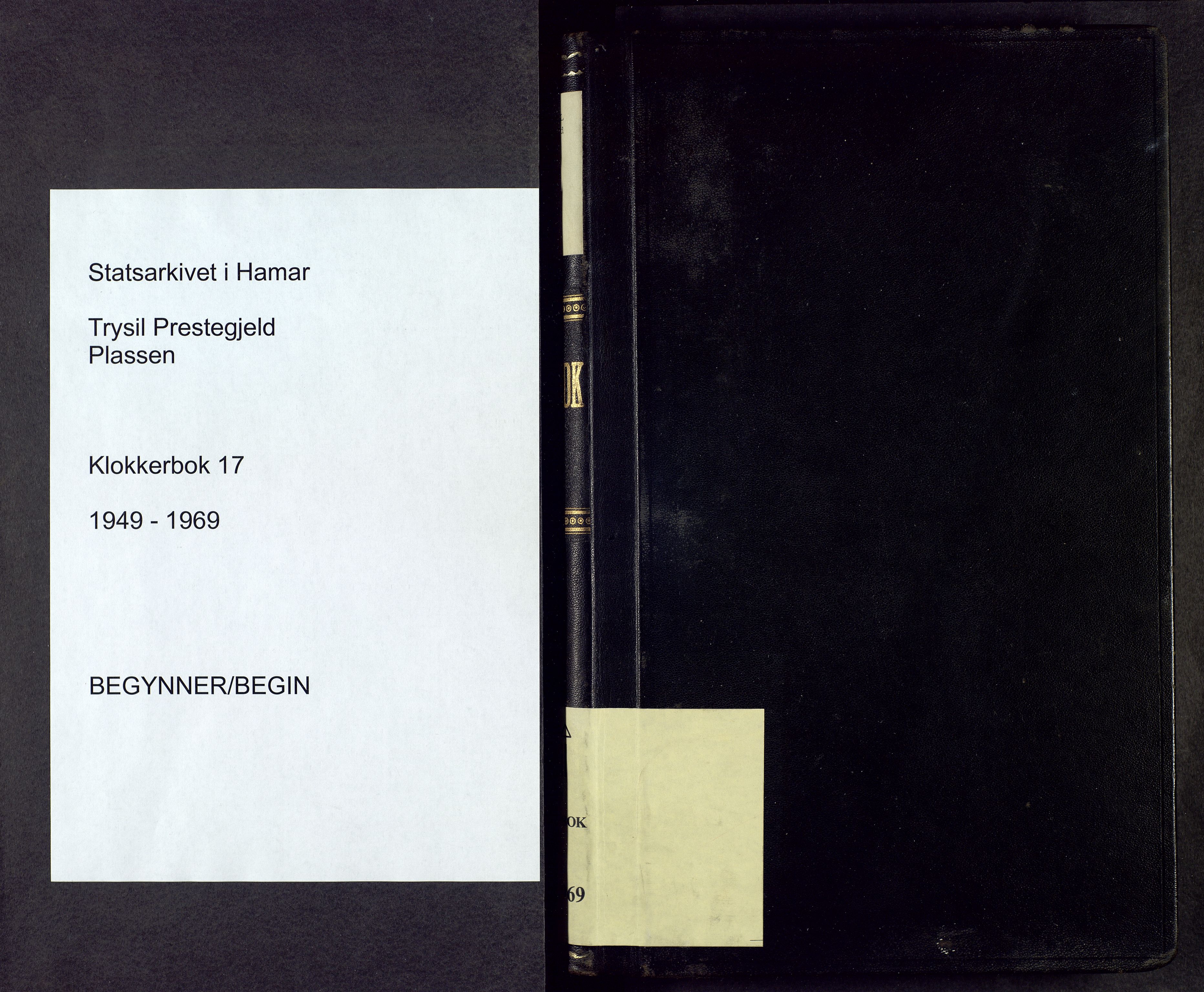 Trysil prestekontor, SAH/PREST-046/H/Ha/Hab/L0017: Parish register (copy) no. 17, 1949-1960