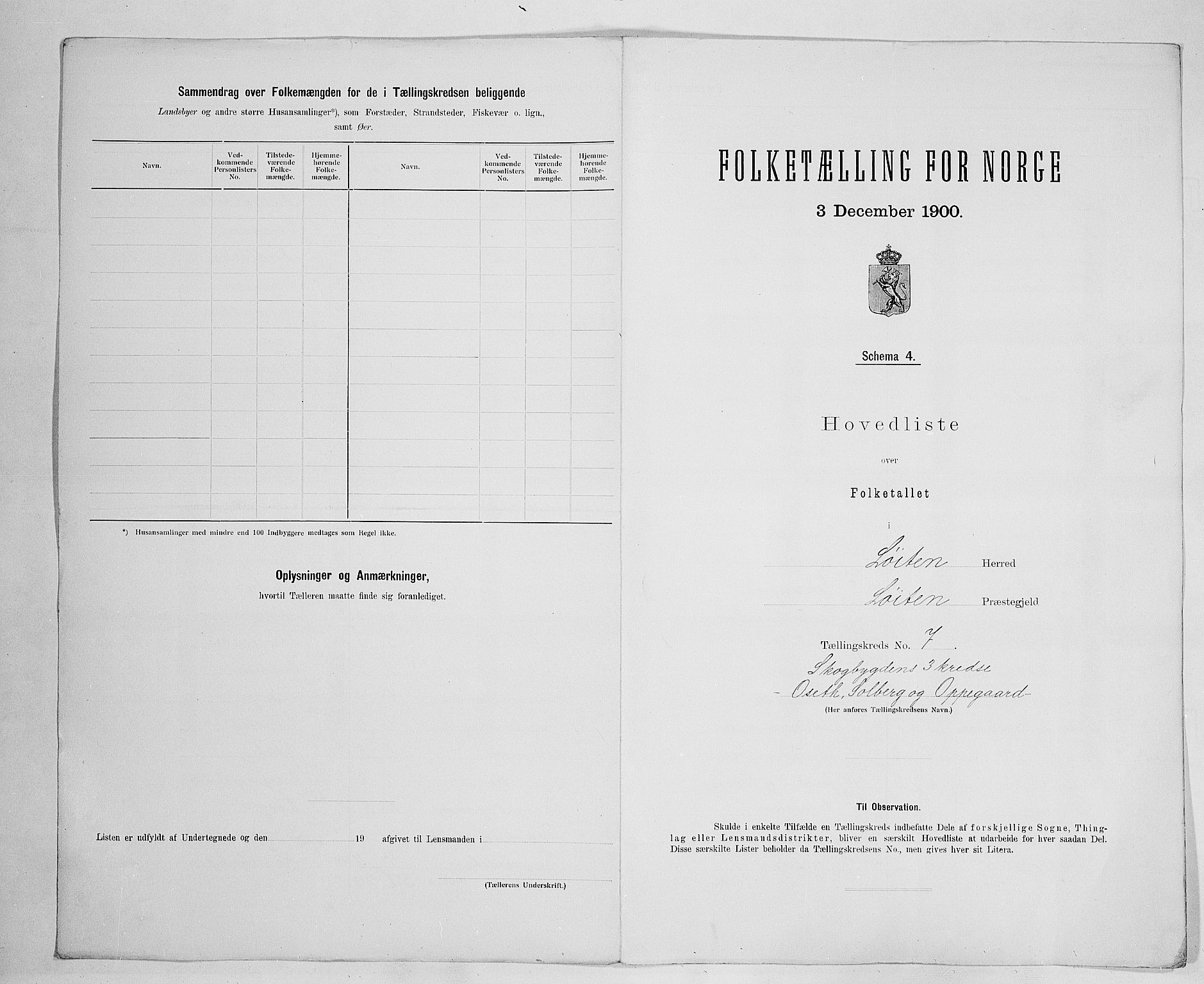 SAH, 1900 census for Løten, 1900, p. 41