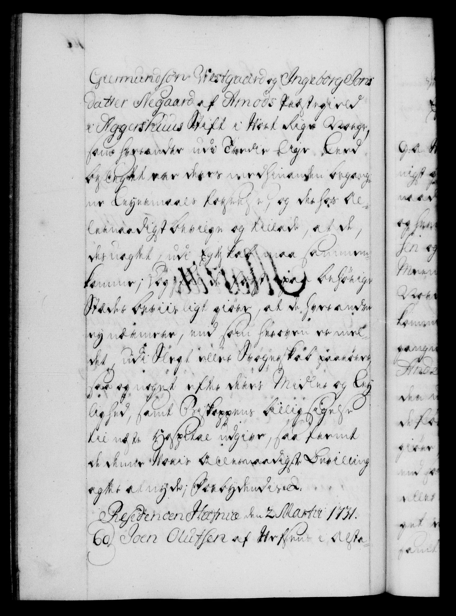 Danske Kanselli 1572-1799, AV/RA-EA-3023/F/Fc/Fca/Fcaa/L0027: Norske registre, 1730-1732, p. 106b