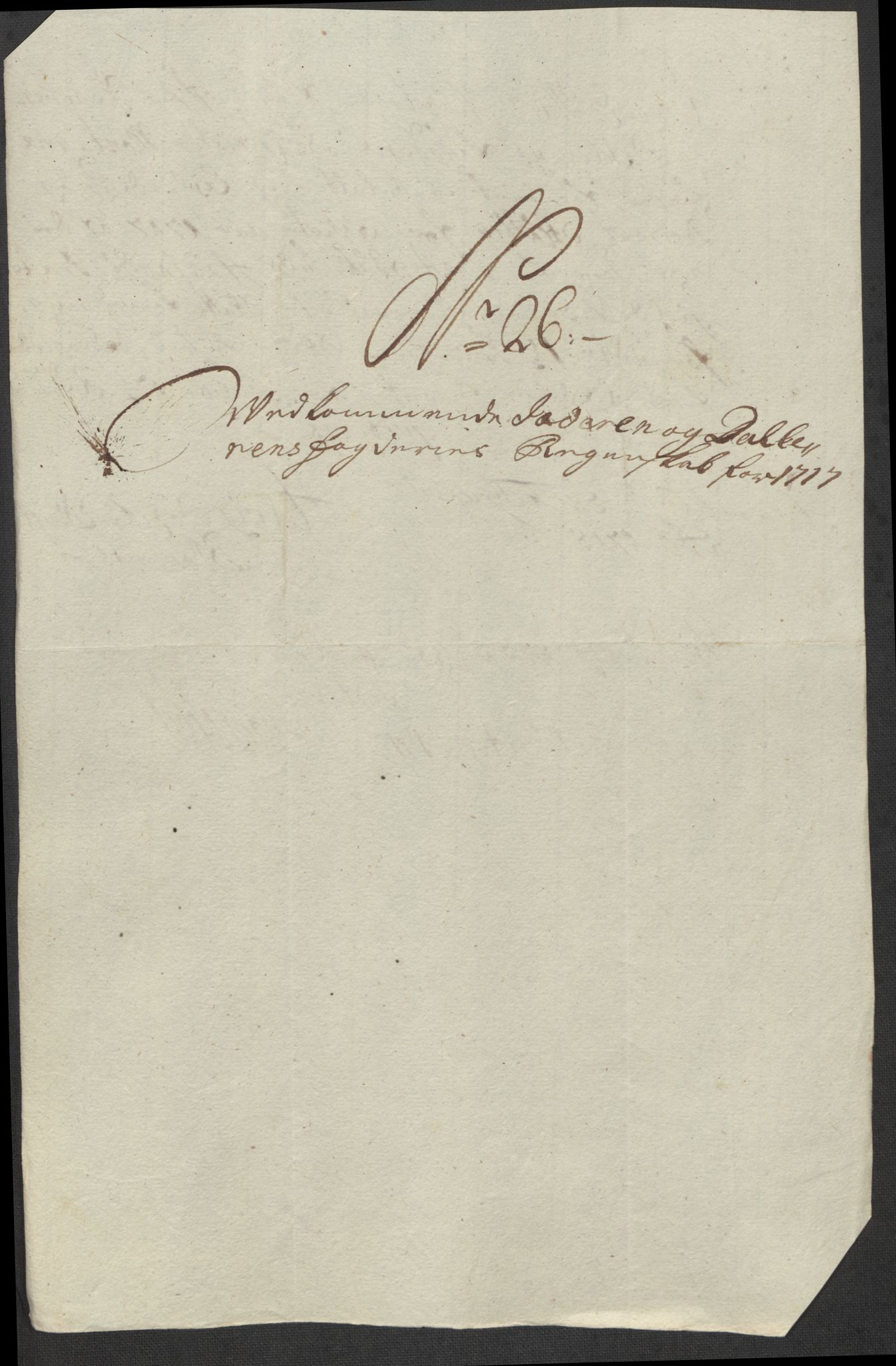 Rentekammeret inntil 1814, Reviderte regnskaper, Fogderegnskap, AV/RA-EA-4092/R46/L2742: Fogderegnskap Jæren og Dalane, 1717, p. 126