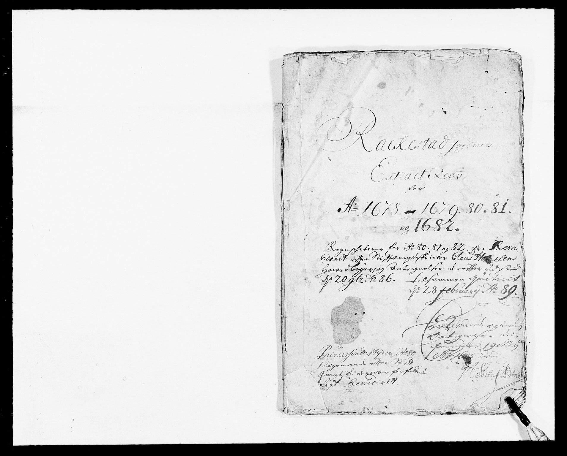 Rentekammeret inntil 1814, Reviderte regnskaper, Fogderegnskap, RA/EA-4092/R05/L0273: Fogderegnskap Rakkestad, 1682, p. 181