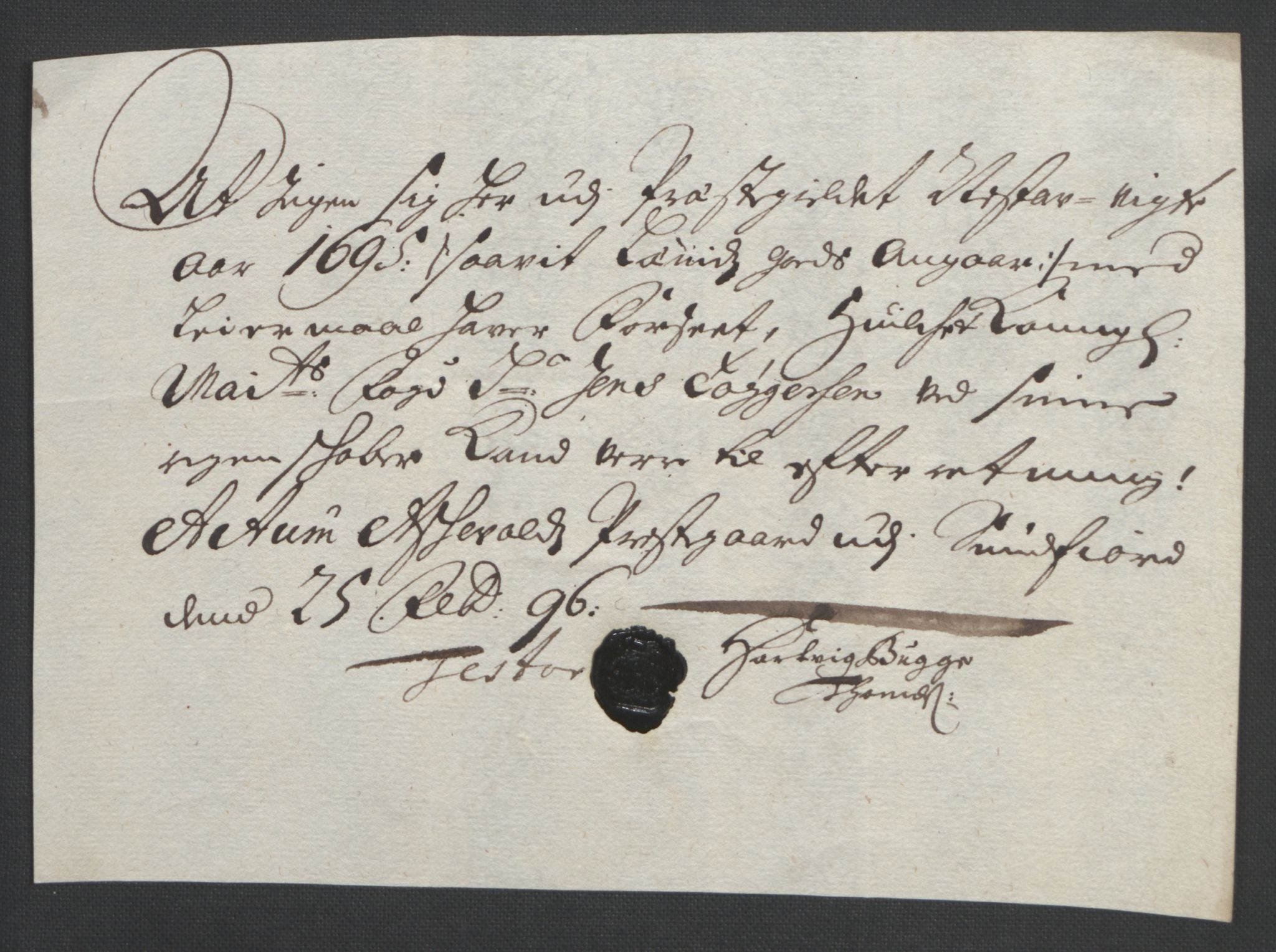 Rentekammeret inntil 1814, Reviderte regnskaper, Fogderegnskap, AV/RA-EA-4092/R53/L3422: Fogderegnskap Sunn- og Nordfjord, 1695-1696, p. 92