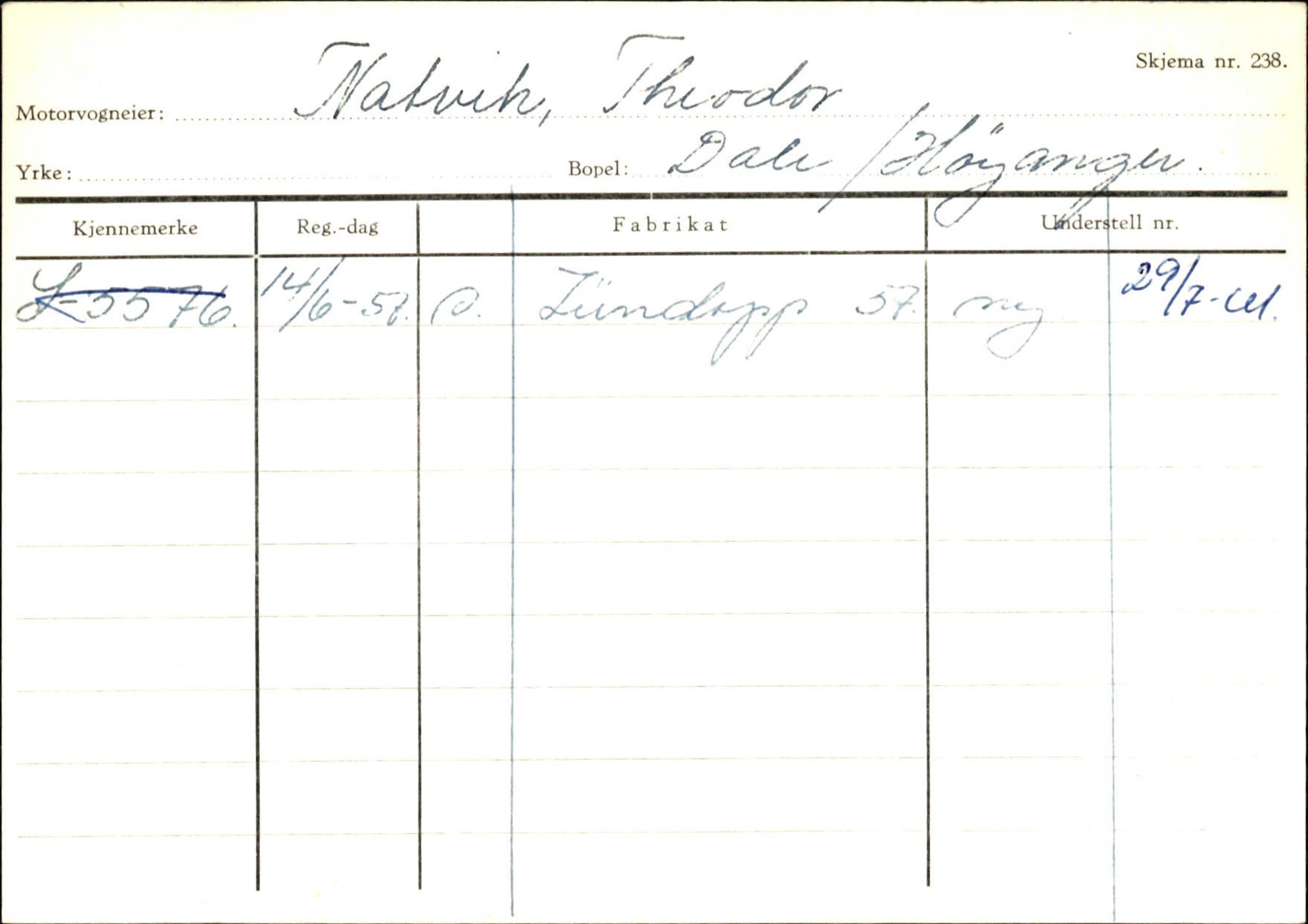 Statens vegvesen, Sogn og Fjordane vegkontor, AV/SAB-A-5301/4/F/L0130: Eigarregister Eid T-Å. Høyanger A-O, 1945-1975, p. 2225