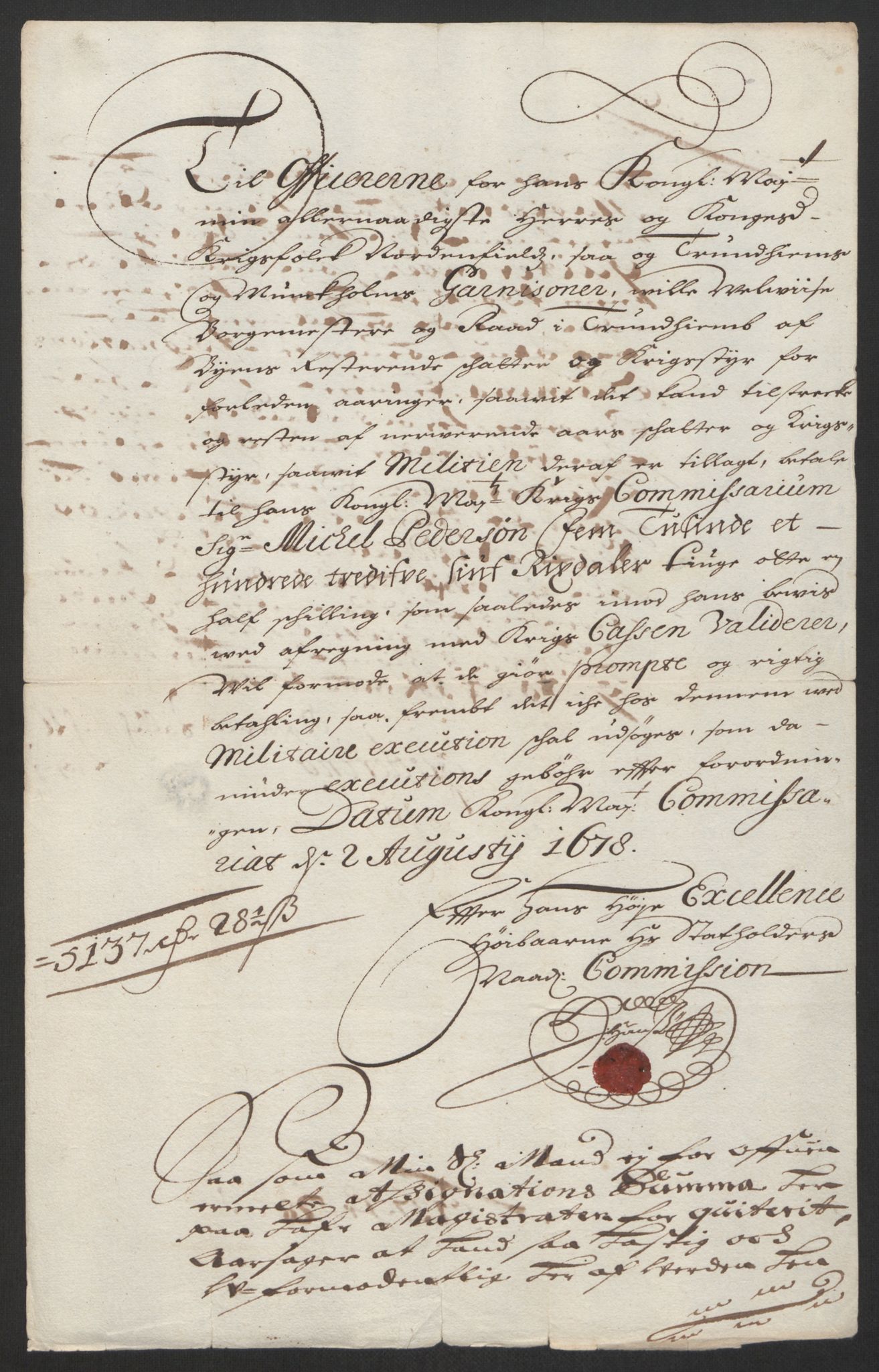 Rentekammeret inntil 1814, Reviderte regnskaper, Byregnskaper, AV/RA-EA-4066/R/Rs/L0504: [S1] Kontribusjonsregnskap, 1631-1684, p. 141