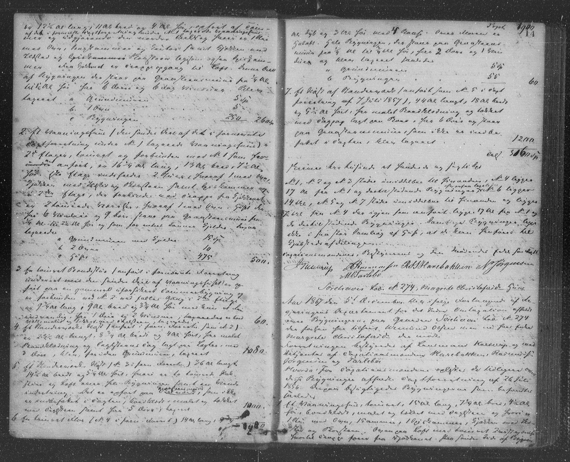 Lensmannen i Årstad, AV/SAB-A-36201/0012/L0004: Branntakstprotokoll, 1867-1872, p. 14