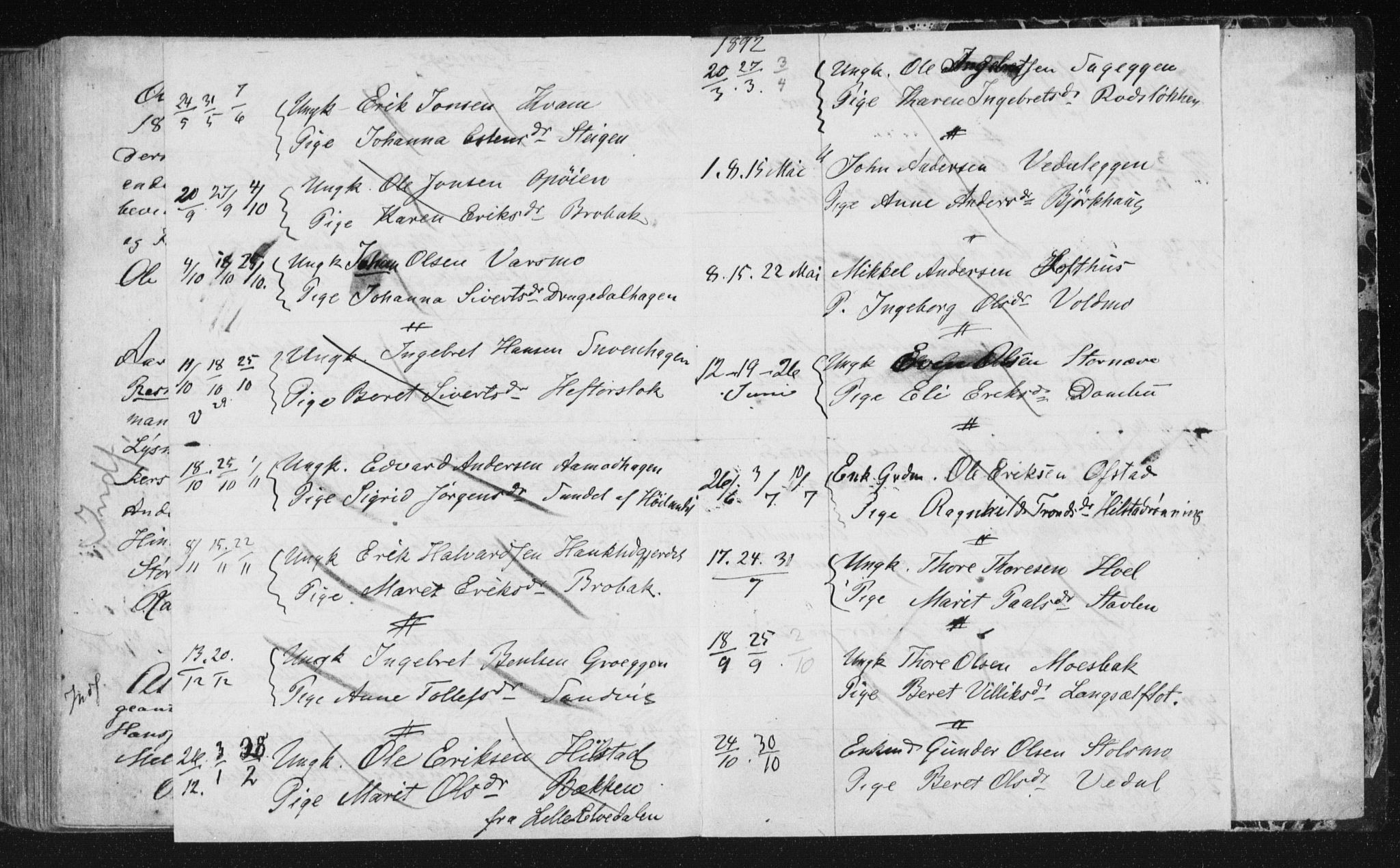 Ministerialprotokoller, klokkerbøker og fødselsregistre - Sør-Trøndelag, AV/SAT-A-1456/672/L0859: Parish register (official) no. 672A11, 1852-1900