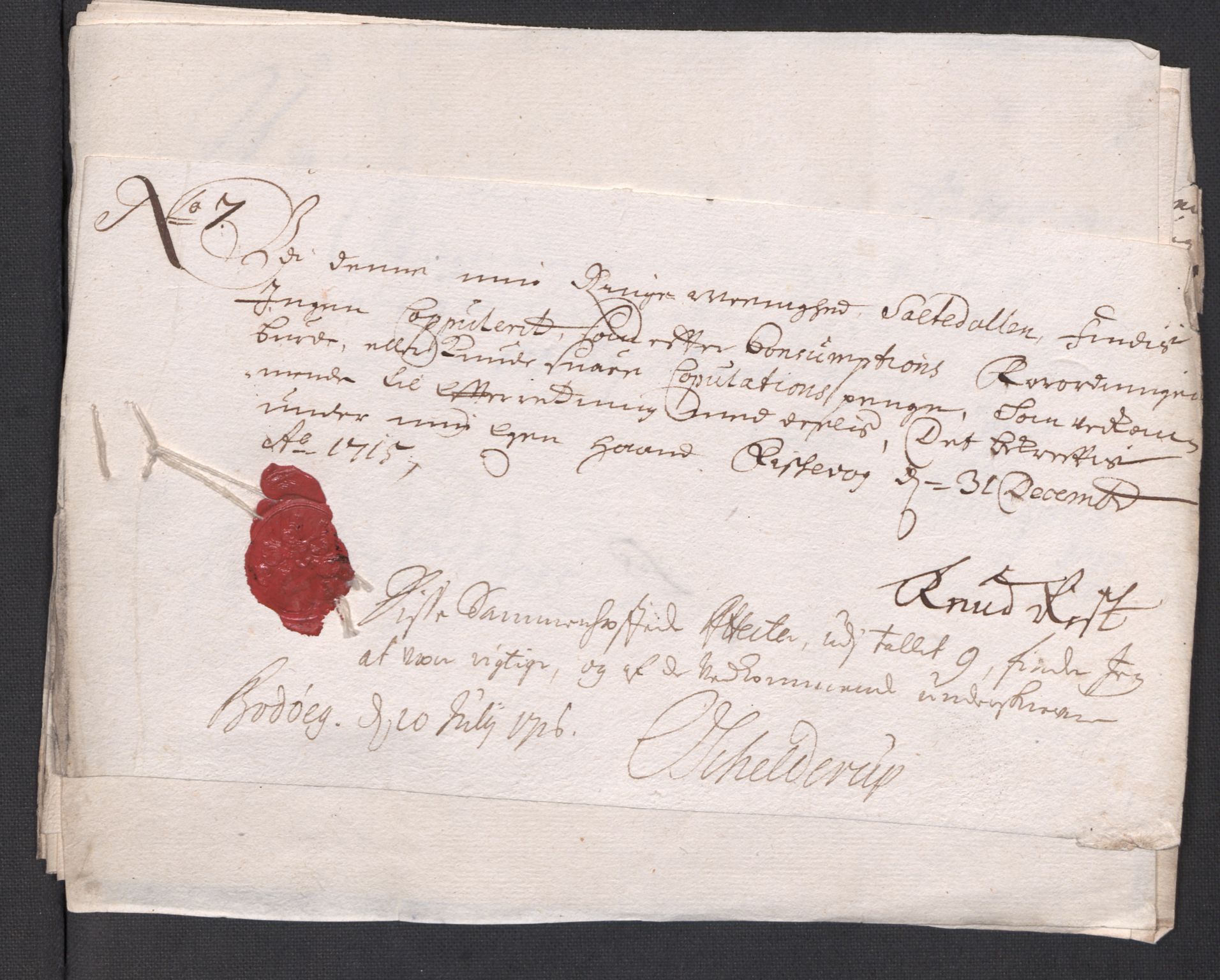 Rentekammeret inntil 1814, Reviderte regnskaper, Fogderegnskap, AV/RA-EA-4092/R66/L4585: Fogderegnskap Salten, 1715, p. 100