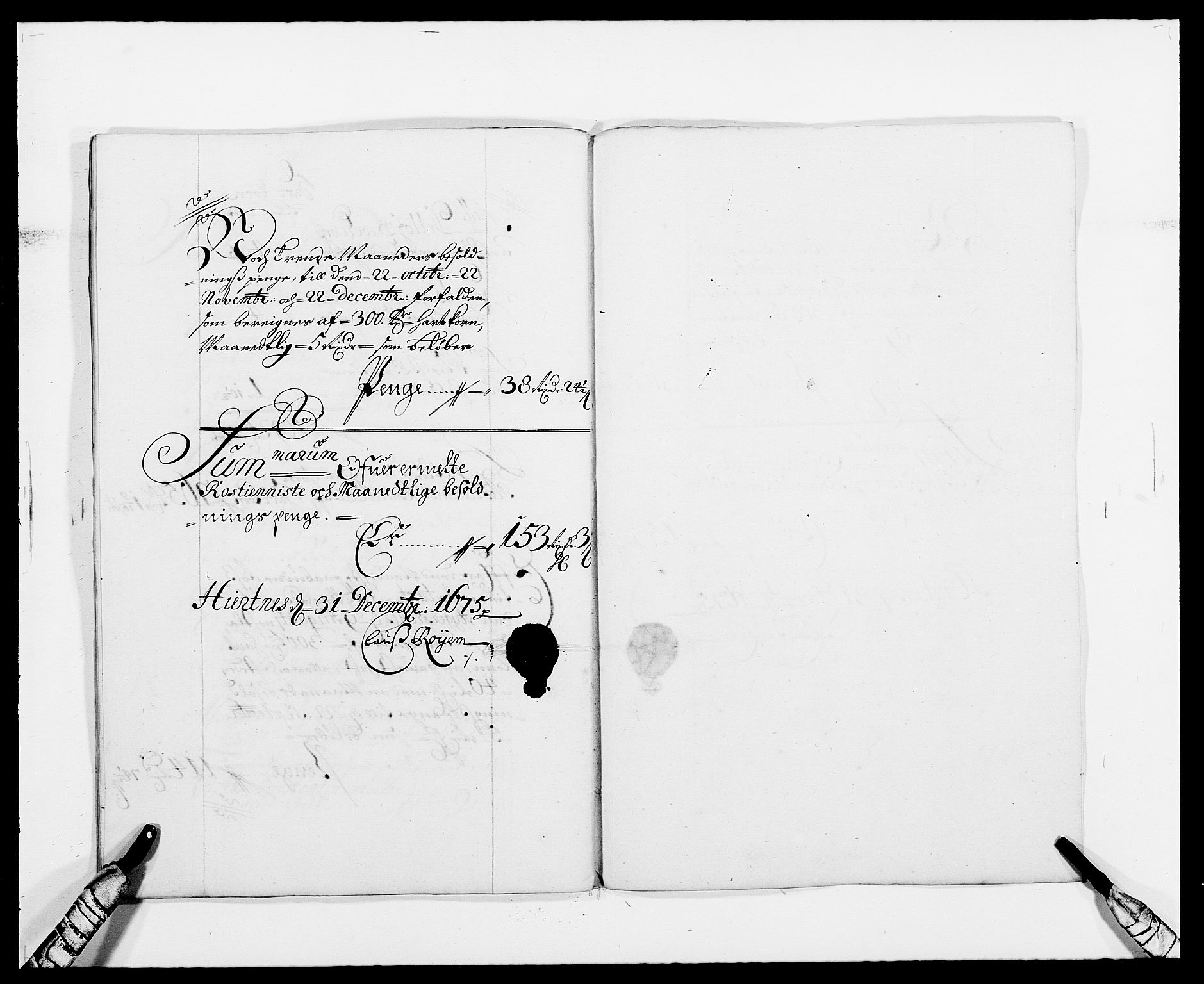 Rentekammeret inntil 1814, Reviderte regnskaper, Fogderegnskap, RA/EA-4092/R33/L1967: Fogderegnskap Larvik grevskap, 1675-1687, p. 195