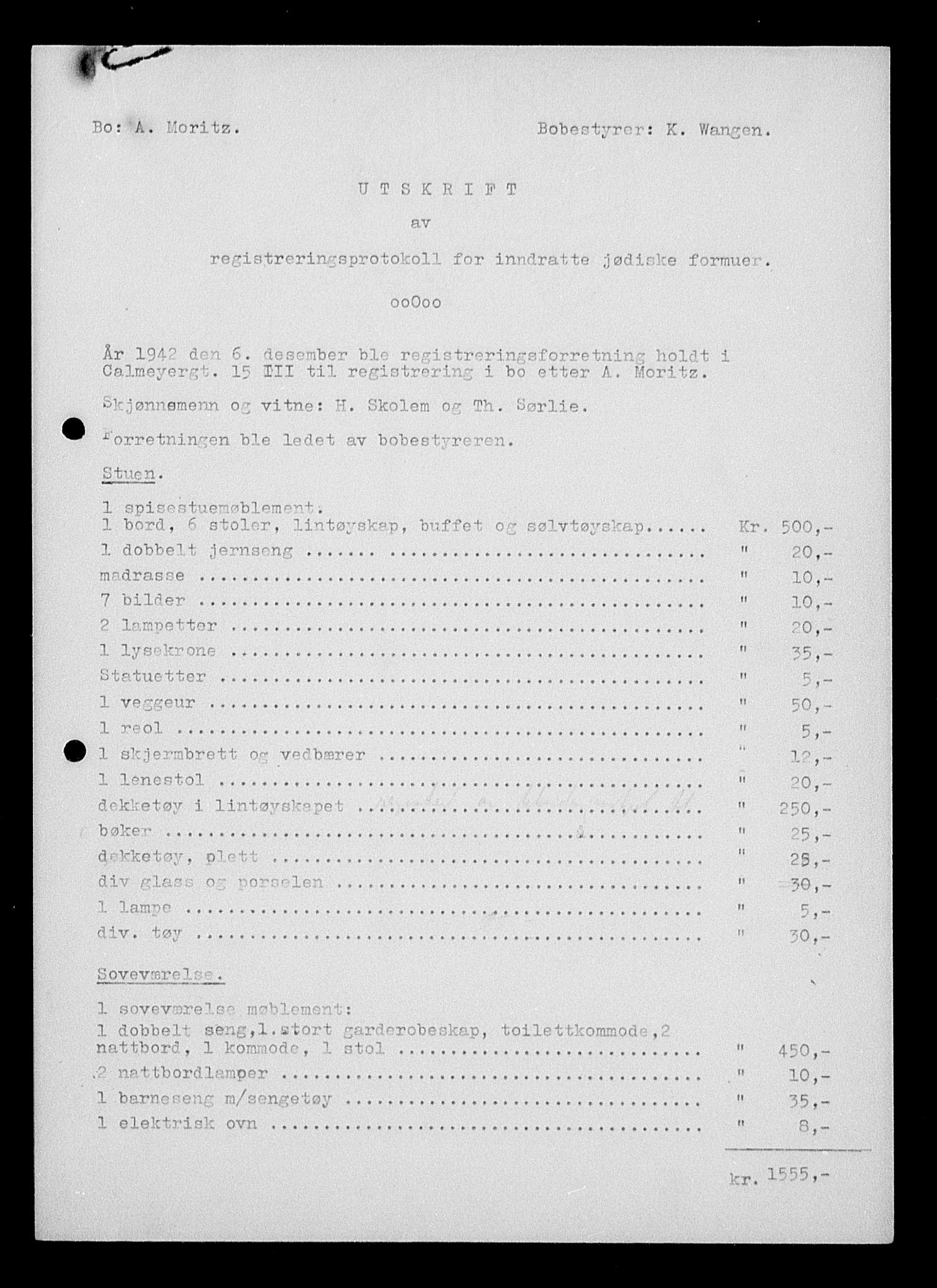 Justisdepartementet, Tilbakeføringskontoret for inndratte formuer, AV/RA-S-1564/H/Hc/Hcc/L0966: --, 1945-1947, p. 34