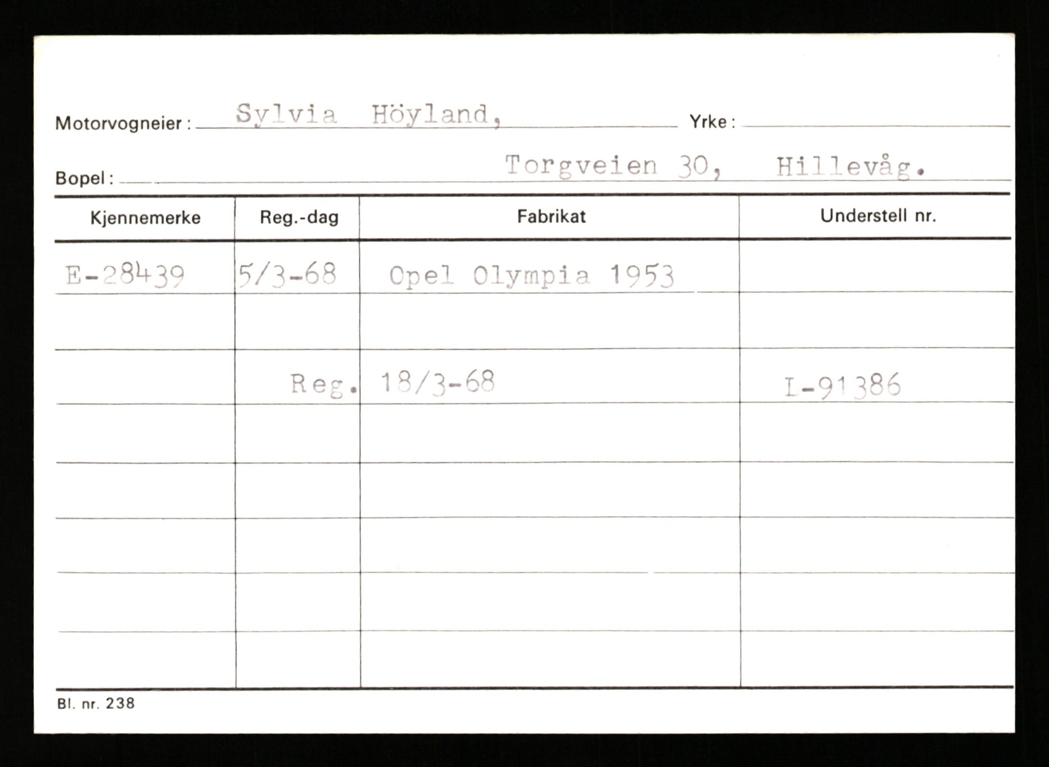 Stavanger trafikkstasjon, AV/SAST-A-101942/0/G/L0005: Registreringsnummer: 23000 - 34245, 1930-1971, p. 1741