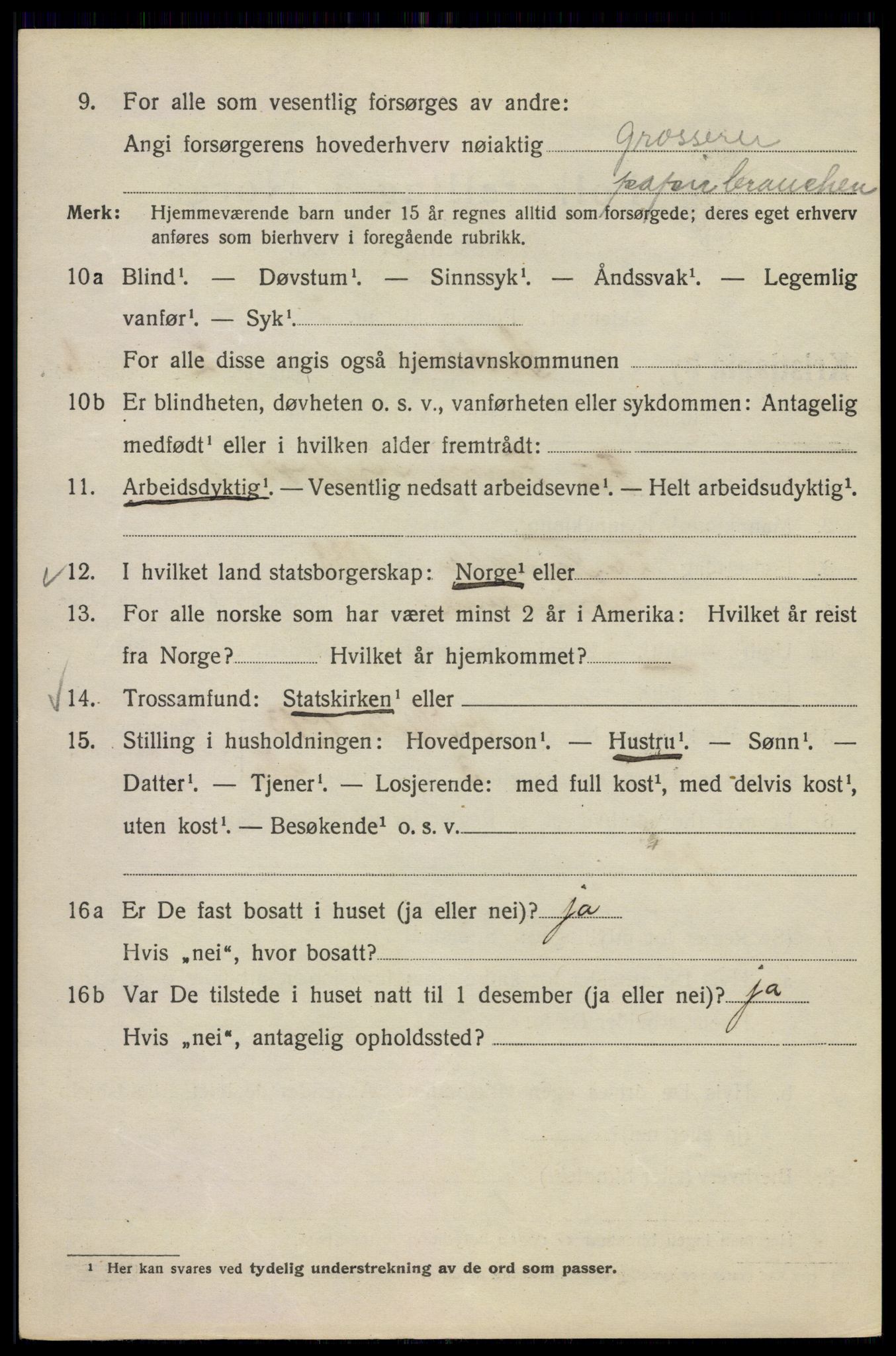 SAO, 1920 census for Kristiania, 1920, p. 560524