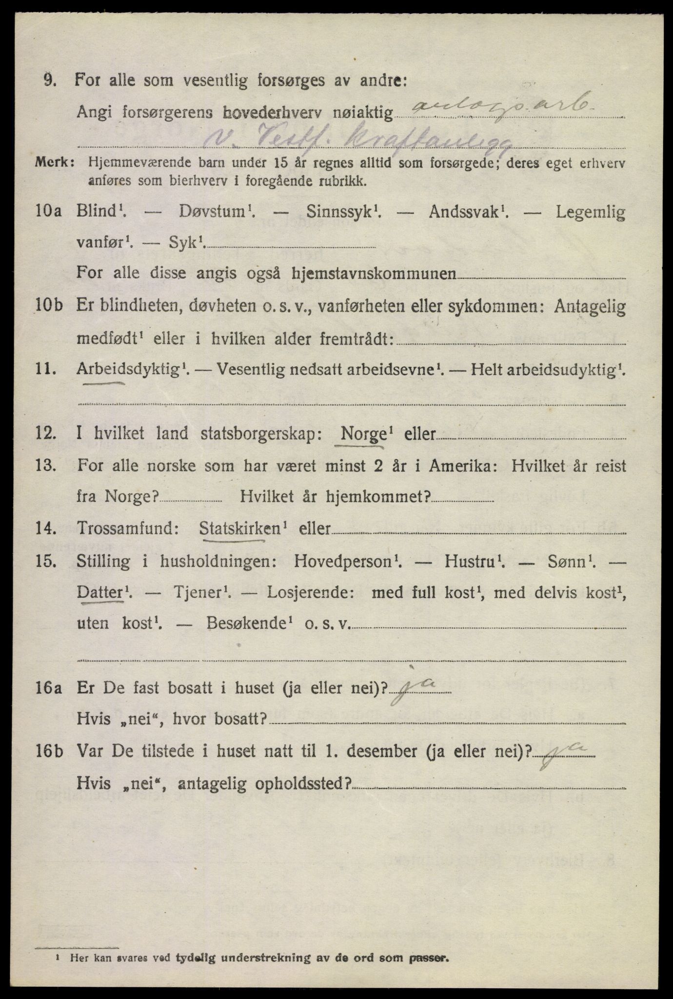 SAKO, 1920 census for Øvre Sandsvær, 1920, p. 1593