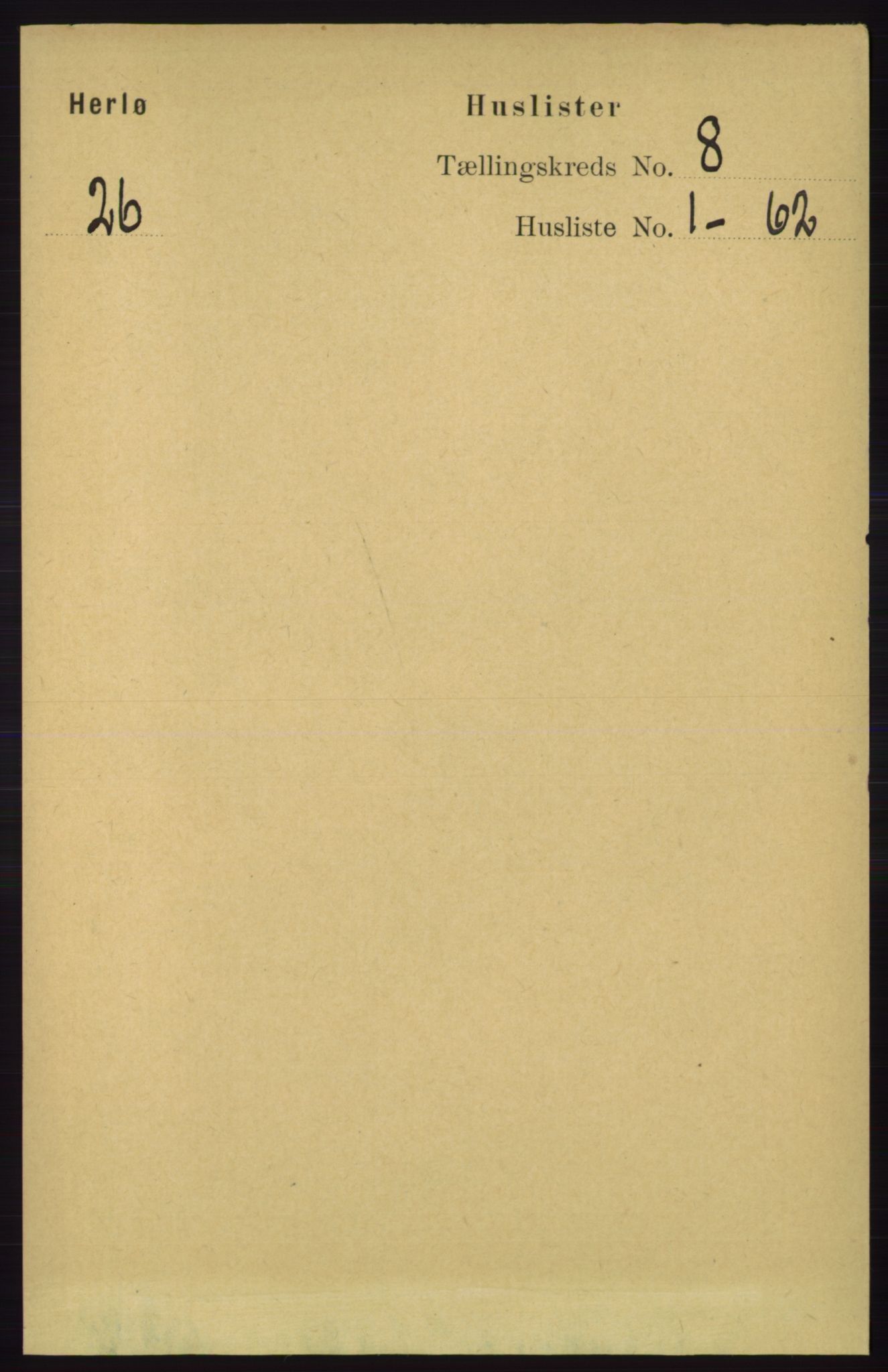RA, 1891 census for 1258 Herdla, 1891, p. 3364