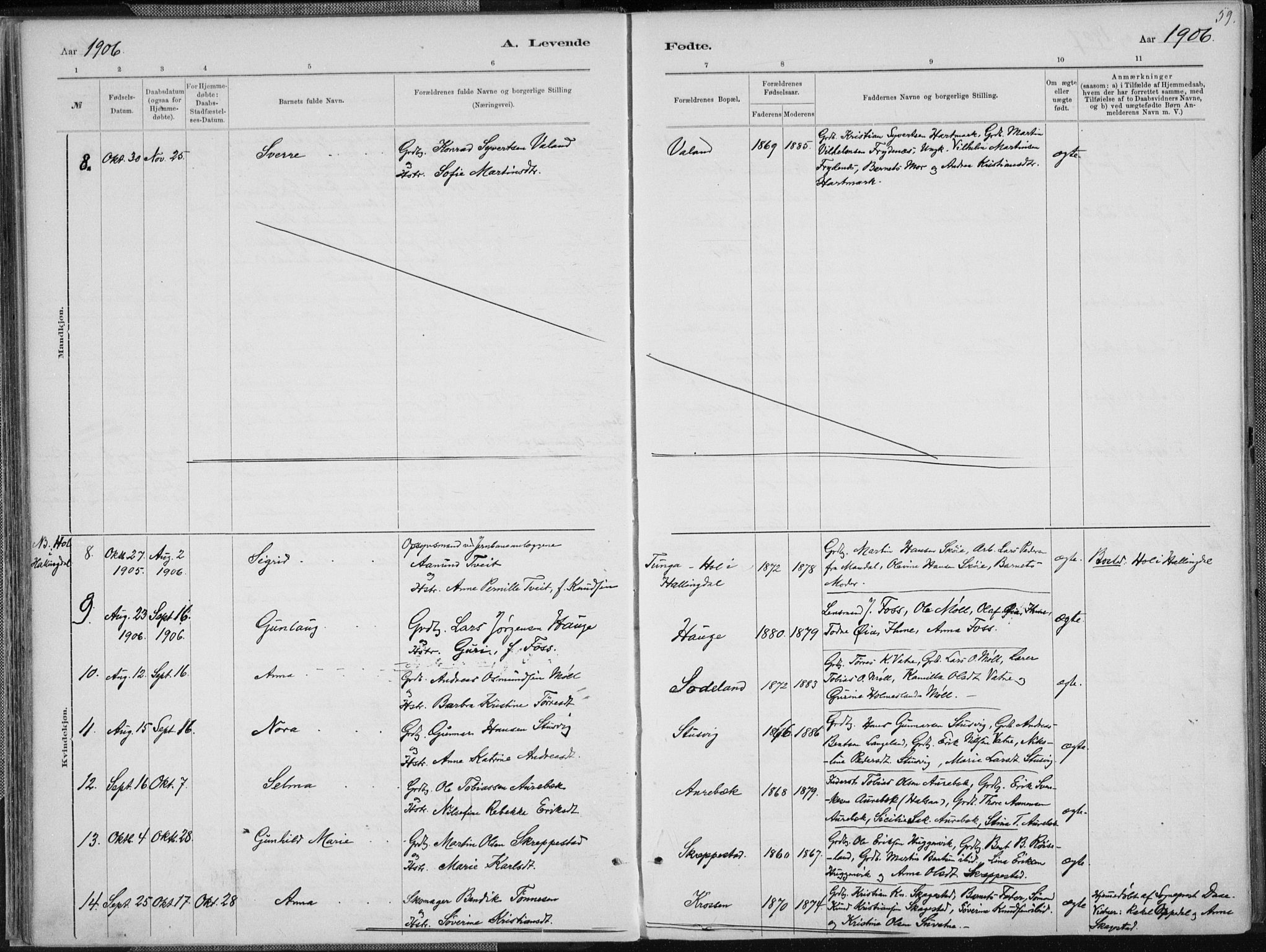 Holum sokneprestkontor, SAK/1111-0022/F/Fa/Faa/L0007: Parish register (official) no. A 7, 1884-1907, p. 59