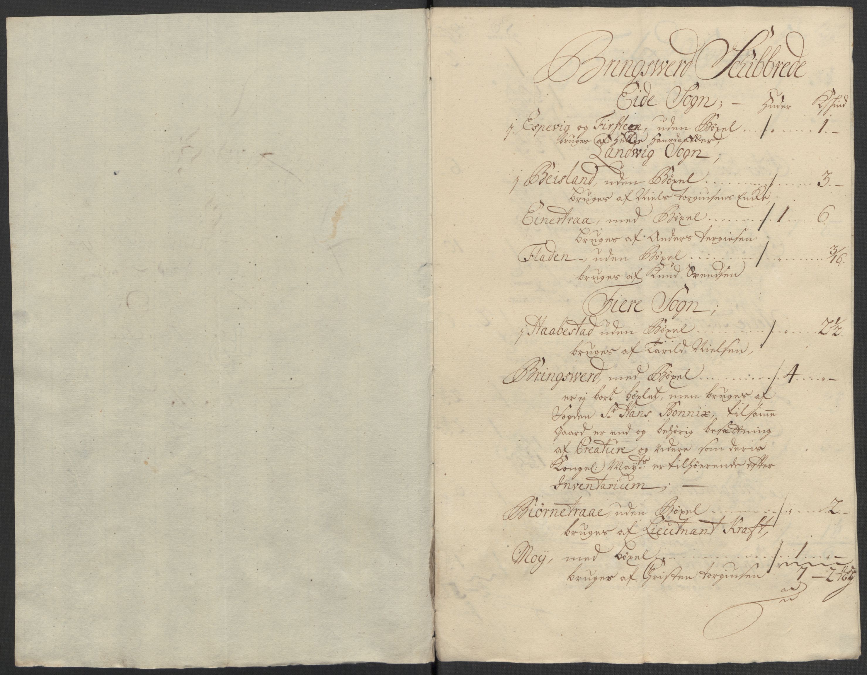 Rentekammeret inntil 1814, Reviderte regnskaper, Fogderegnskap, AV/RA-EA-4092/R39/L2323: Fogderegnskap Nedenes, 1715, p. 126